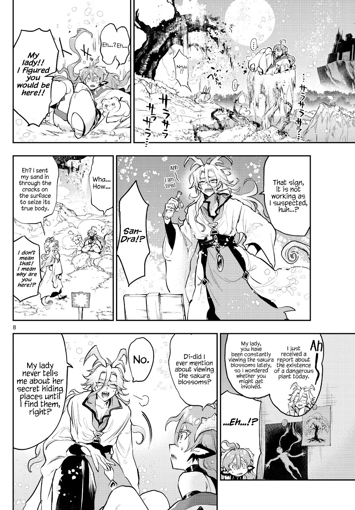 Maou-jou de Oyasumi Chapter 280 page 8 - Chapter 280: Something That Isn't a Corpse Was Buried