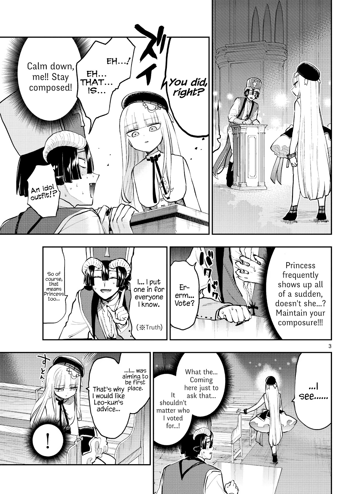 Maou-jou de Oyasumi Chapter 281 page 3 - Chapter 281: A Visiting Idol