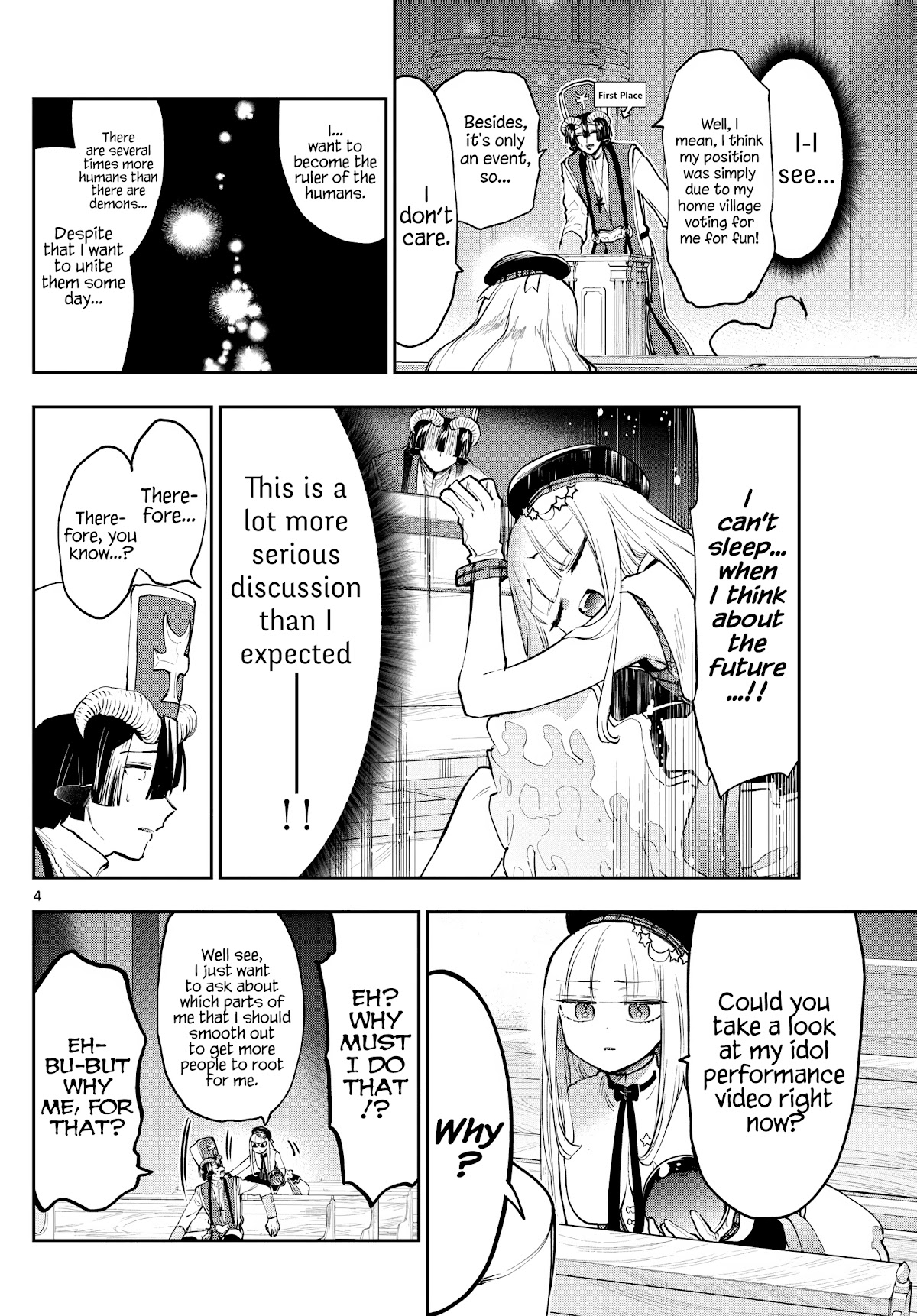 Maou-jou de Oyasumi Chapter 281 page 4 - Chapter 281: A Visiting Idol