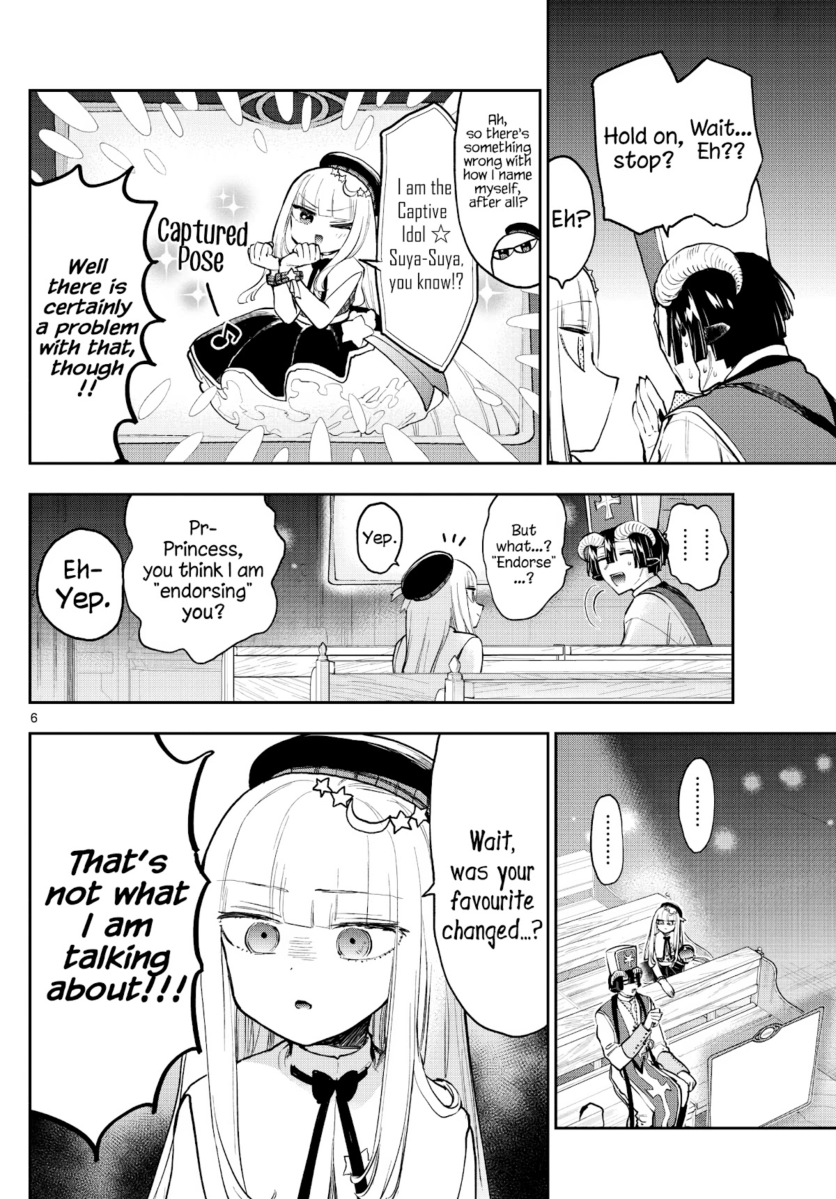 Maou-jou de Oyasumi Chapter 281 page 6 - Chapter 281: A Visiting Idol