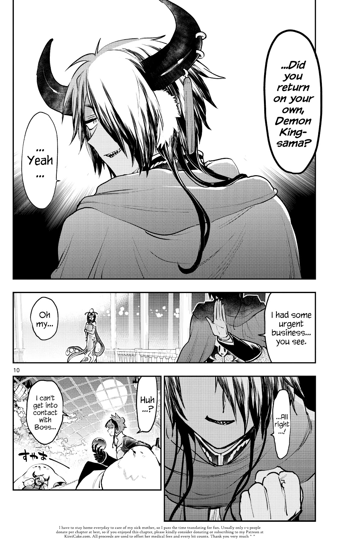 Maou-jou de Oyasumi Chapter 282 page 10 - Chapter 282: It Isn't A Trap! ♥ The Oriental Harpie Restaurant
