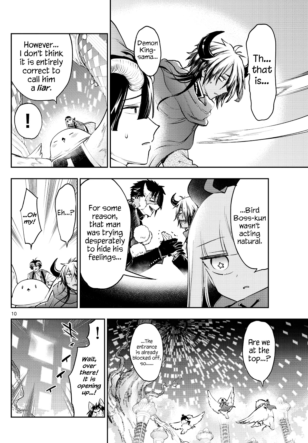 Maou-jou de Oyasumi Chapter 283 page 10 - Chapter 283: Running Uphill, the Harpie Race