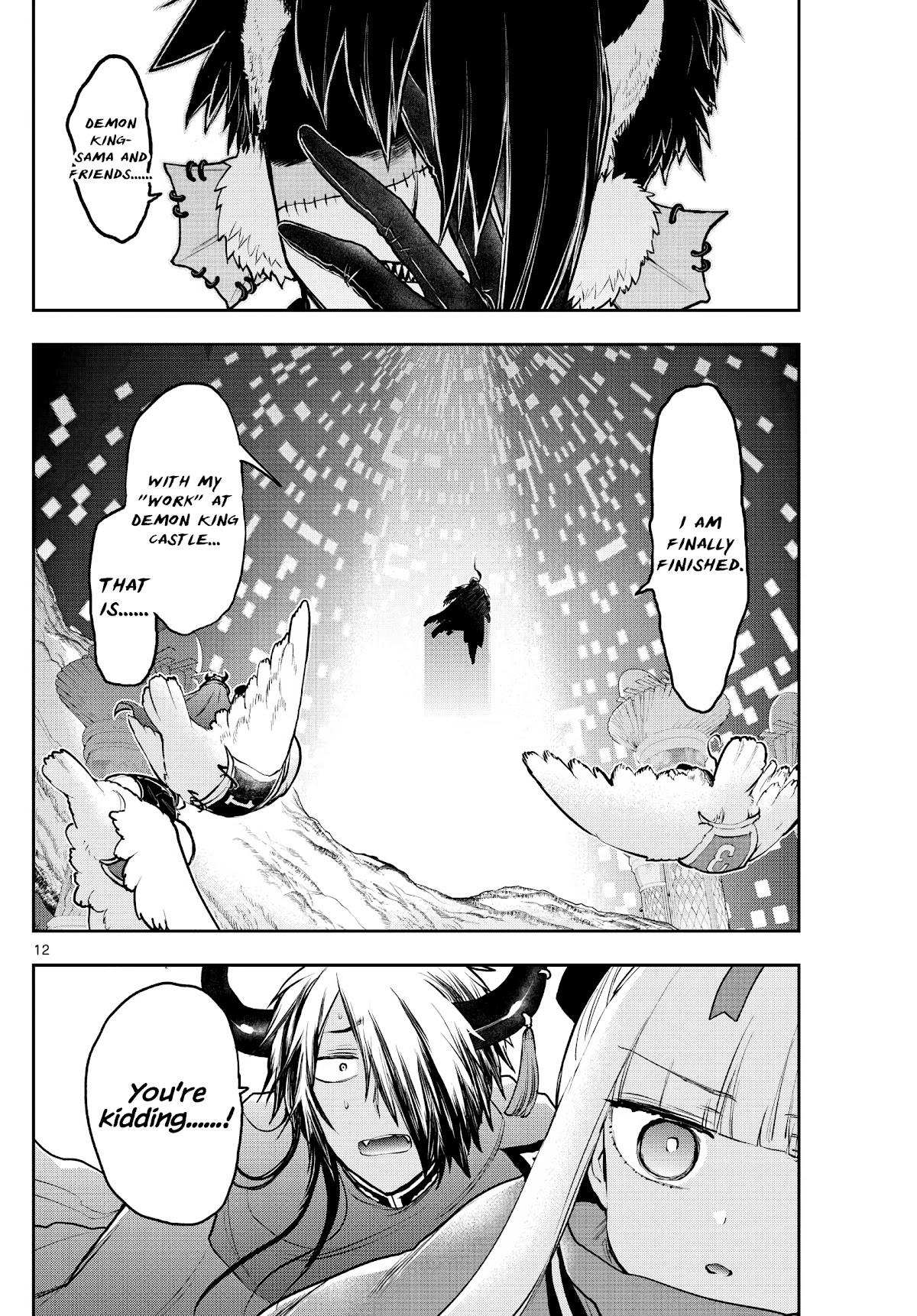 Maou-jou de Oyasumi Chapter 283 page 12 - Chapter 283: Running Uphill, the Harpie Race
