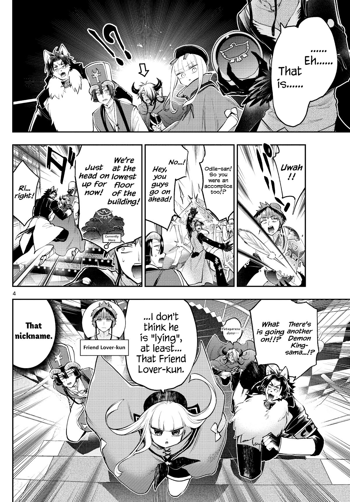 Maou-jou de Oyasumi Chapter 283 page 4 - Chapter 283: Running Uphill, the Harpie Race