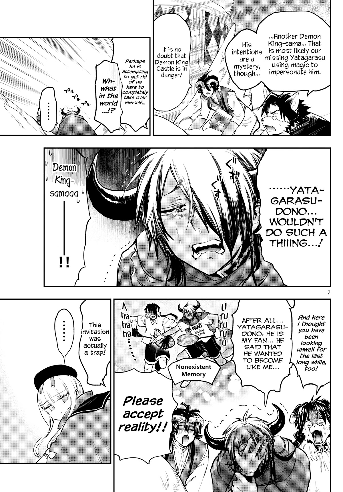 Maou-jou de Oyasumi Chapter 283 page 7 - Chapter 283: Running Uphill, the Harpie Race