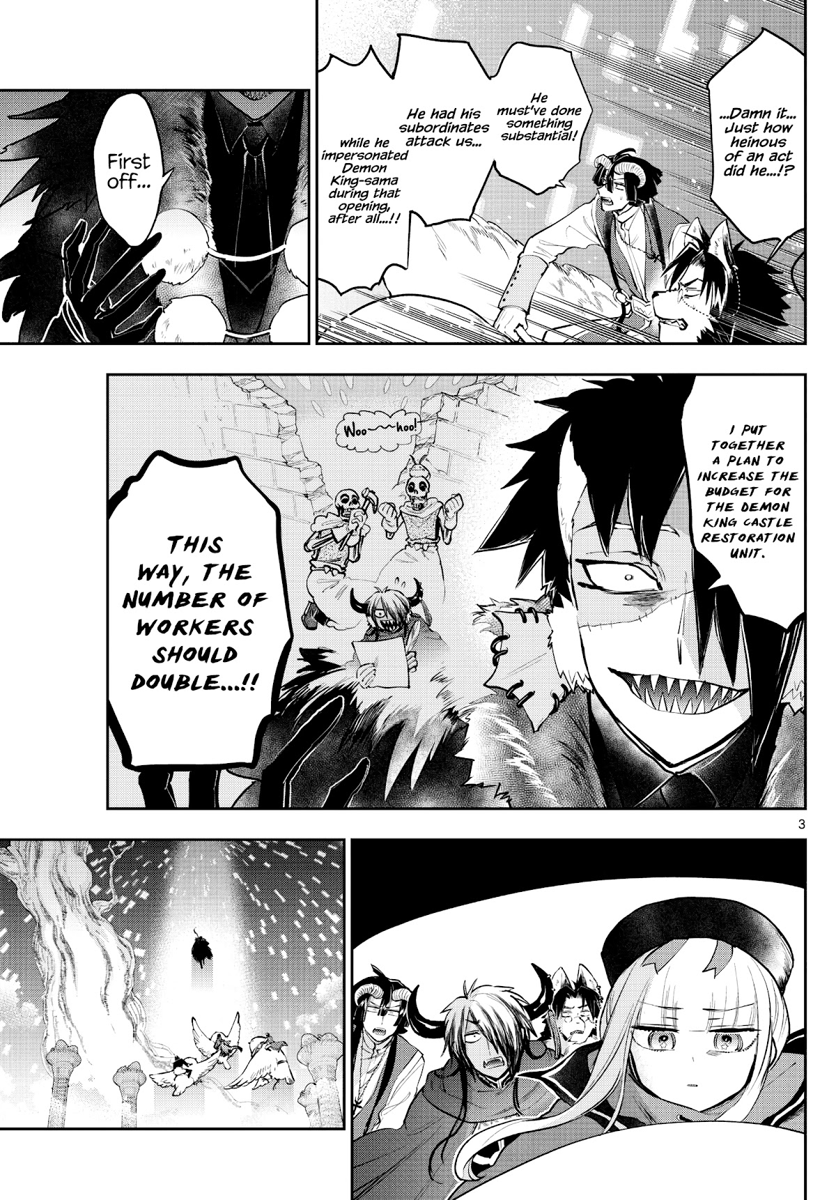 Maou-jou de Oyasumi Chapter 284 page 3 - Chapter 284: Disaster!, The Current State of Demon King Castle's Administration!!!