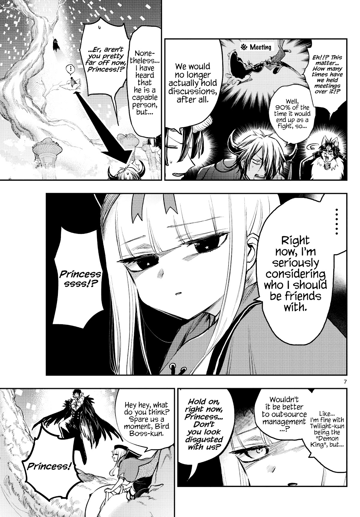 Maou-jou de Oyasumi Chapter 284 page 7 - Chapter 284: Disaster!, The Current State of Demon King Castle's Administration!!!