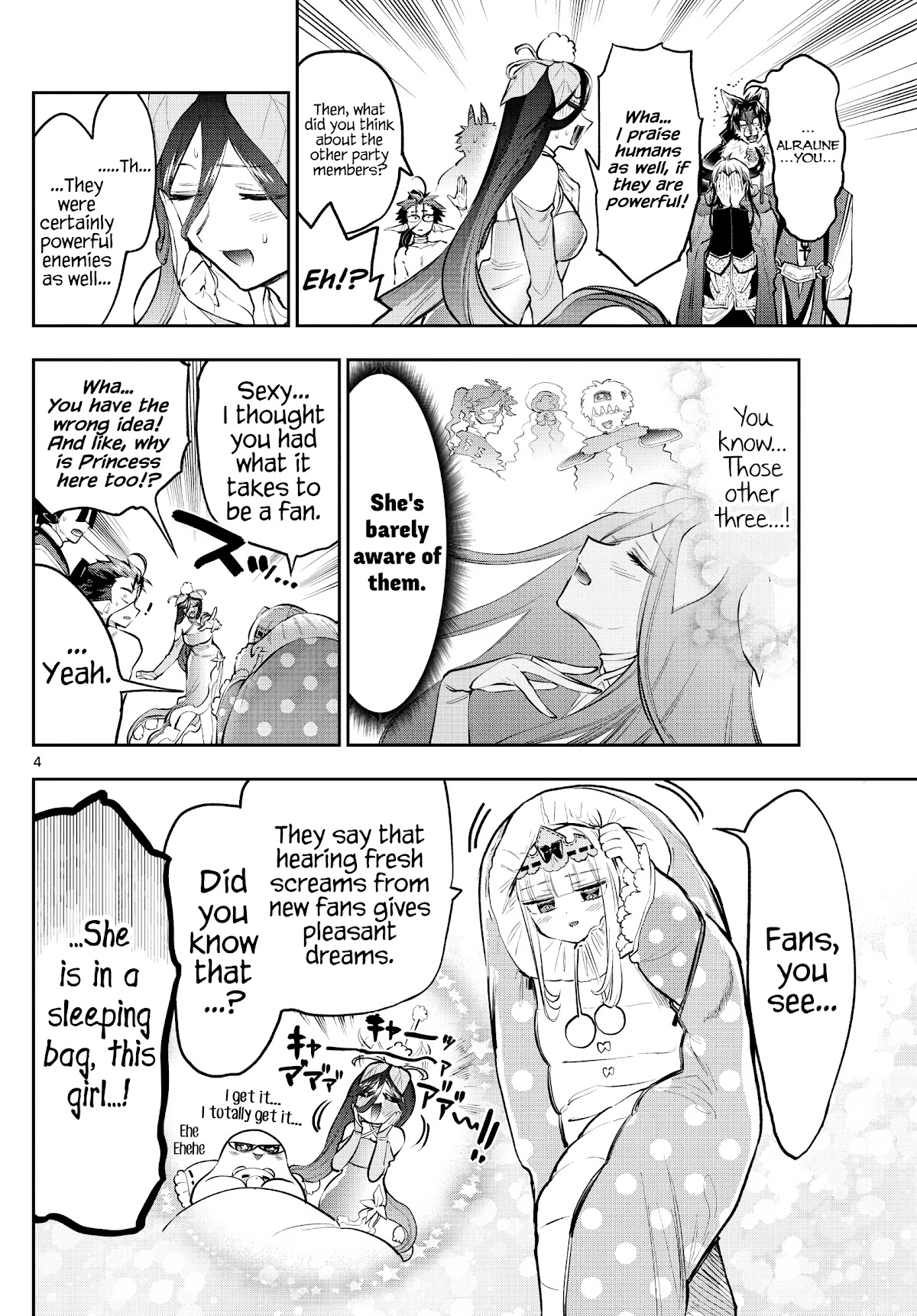 Maou-jou de Oyasumi Chapter 287 page 4 - Chapter 287: Alluring!! The Devilish Flower, Neo Alraune!!