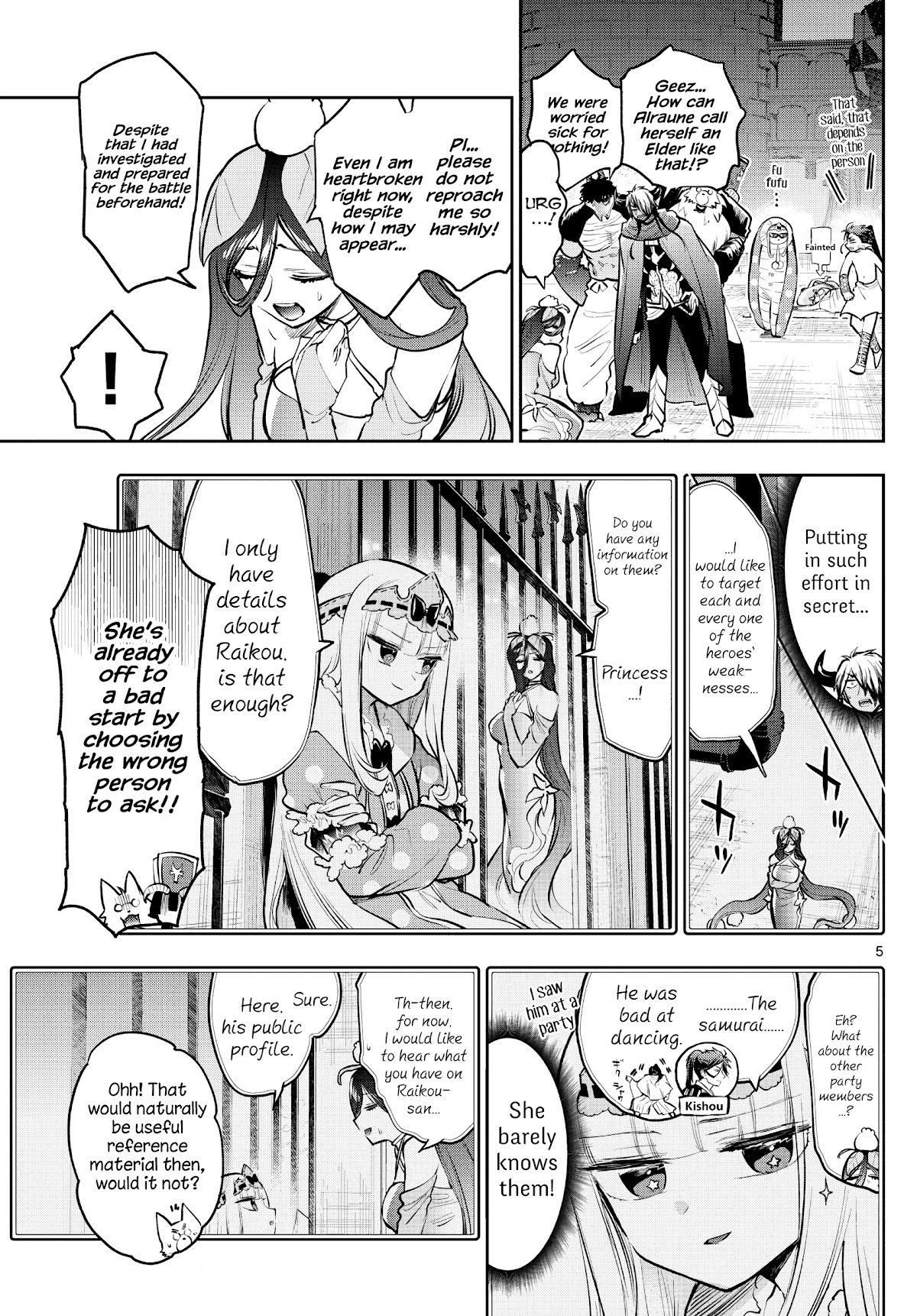 Maou-jou de Oyasumi Chapter 287 page 5 - Chapter 287: Alluring!! The Devilish Flower, Neo Alraune!!