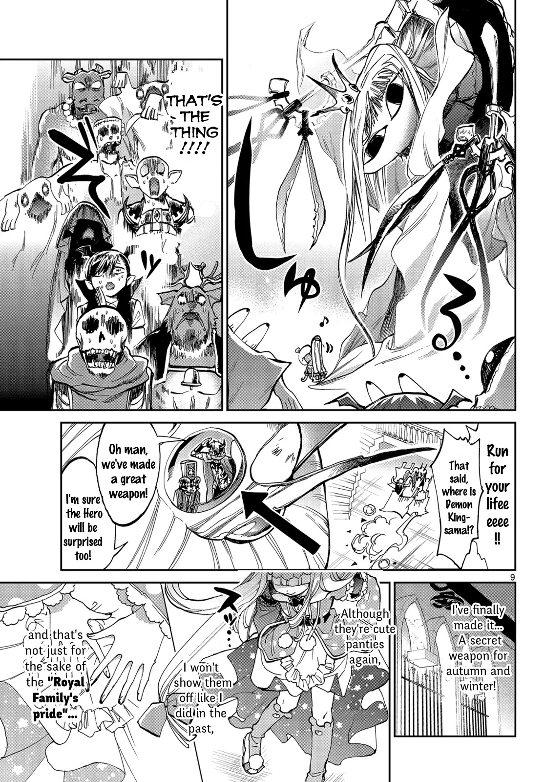 Maou-jou de Oyasumi Chapter 29 page 9 - Chapter 29: Princess' Panties are Good Panties