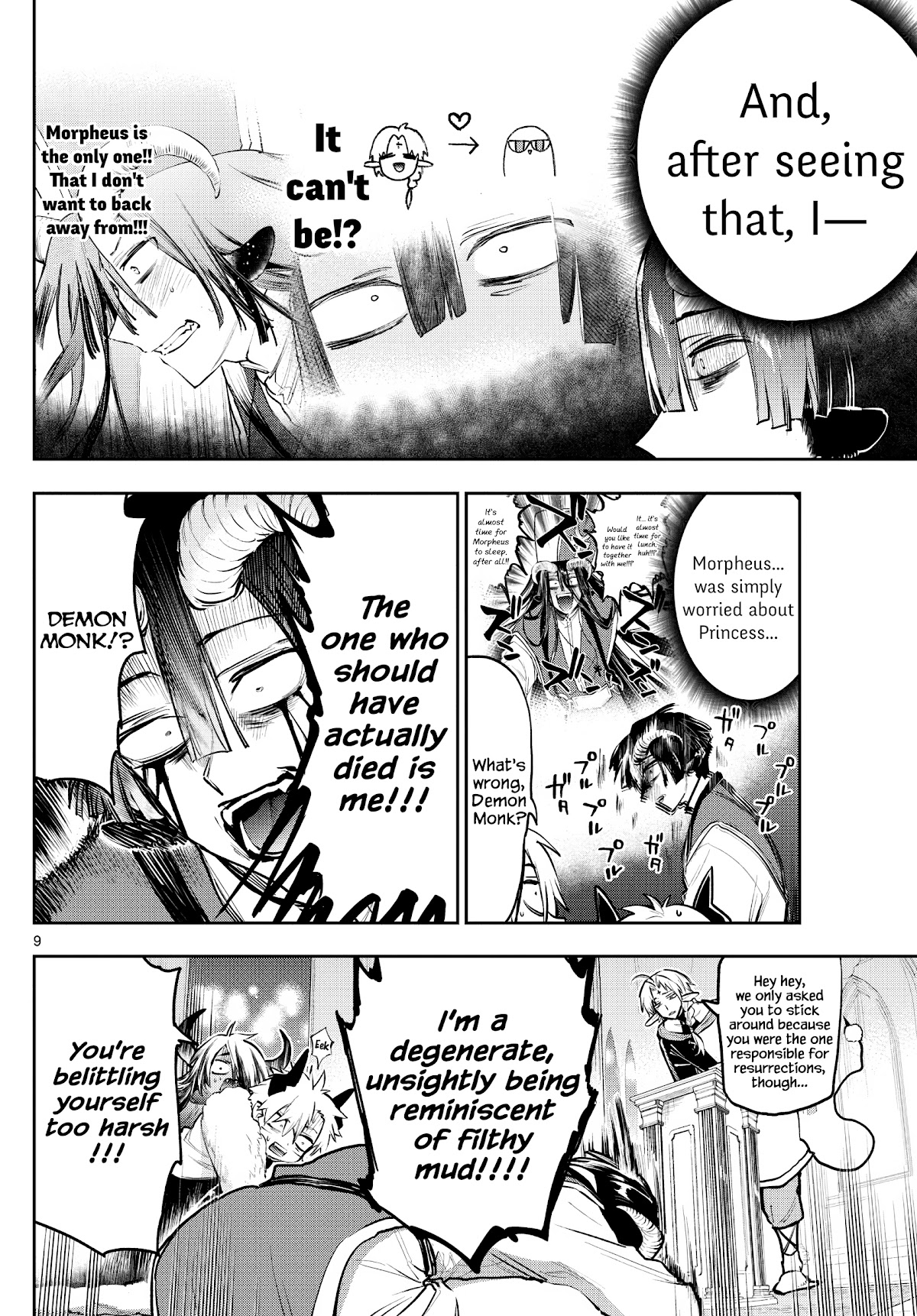 Maou-jou de Oyasumi Chapter 290 page 9 - Chapter 290: R.I.P Suya-Suya!! Long Running Eternal Slumber!!