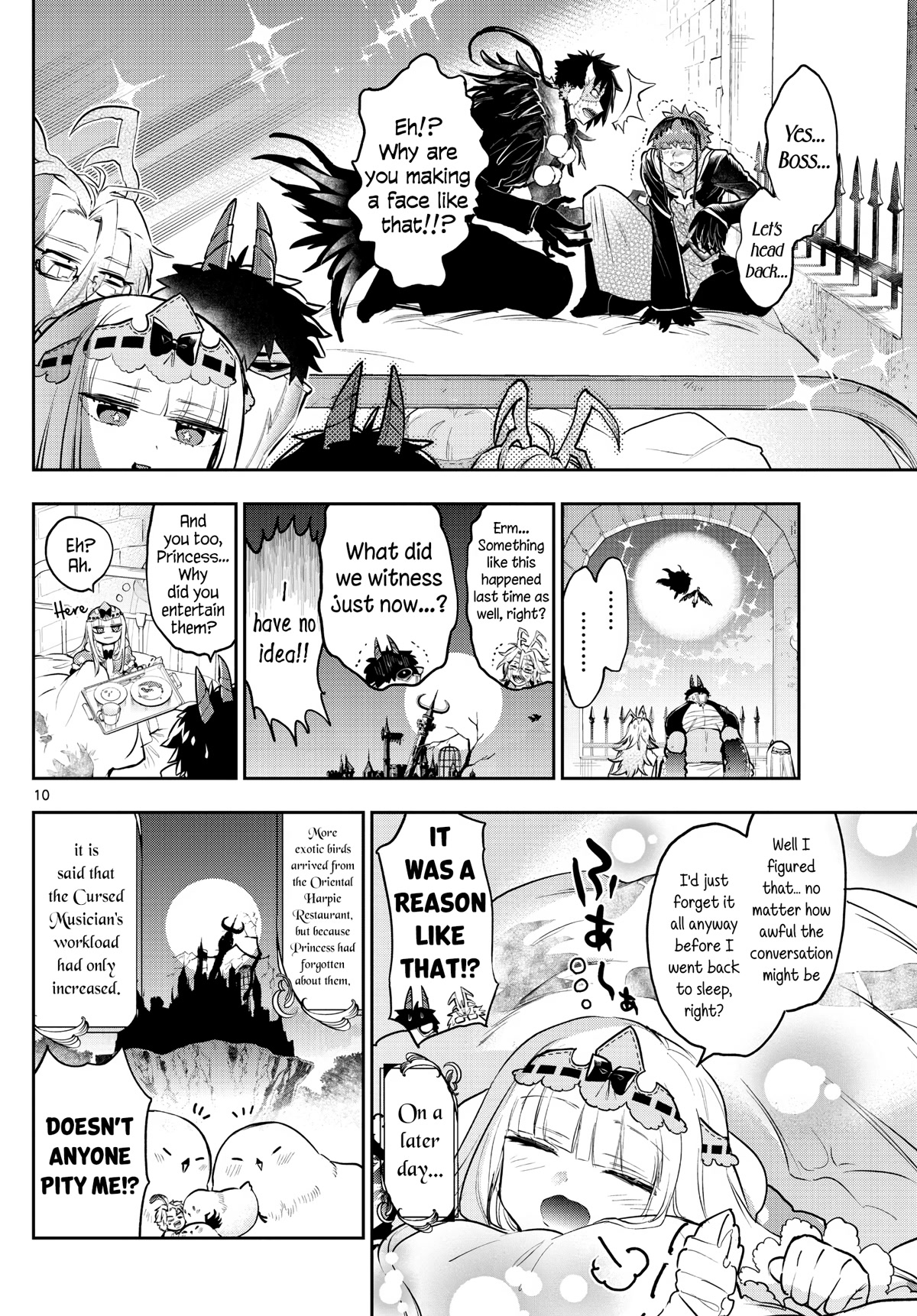 Maou-jou de Oyasumi Chapter 295 page 10 - Chapter 295: His Golden Goose