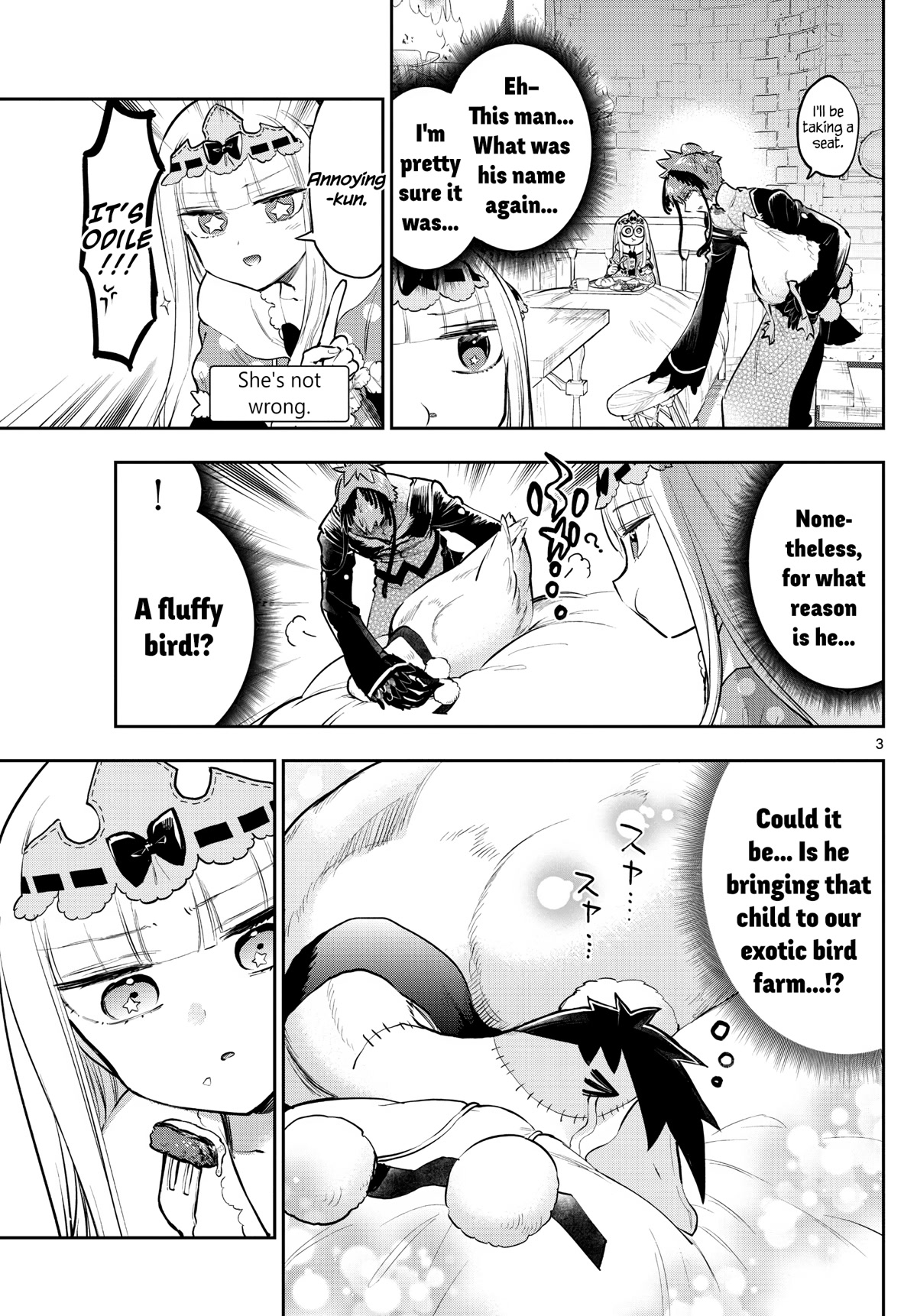 Maou-jou de Oyasumi Chapter 295 page 3 - Chapter 295: His Golden Goose