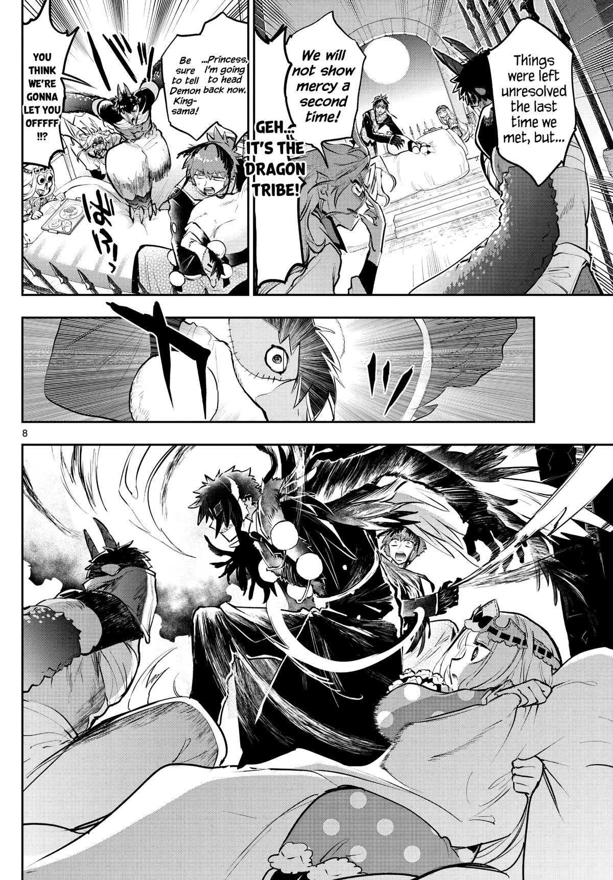 Maou-jou de Oyasumi Chapter 295 page 8 - Chapter 295: His Golden Goose