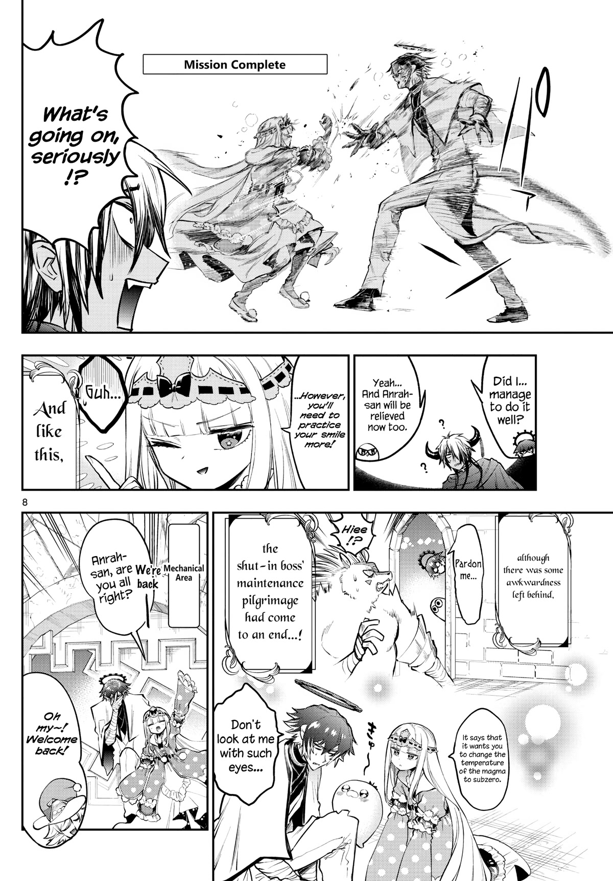 Maou-jou de Oyasumi Chapter 299 page 8 - Chapter 299: I'm Sure I Handled This Alone Back Then, Though