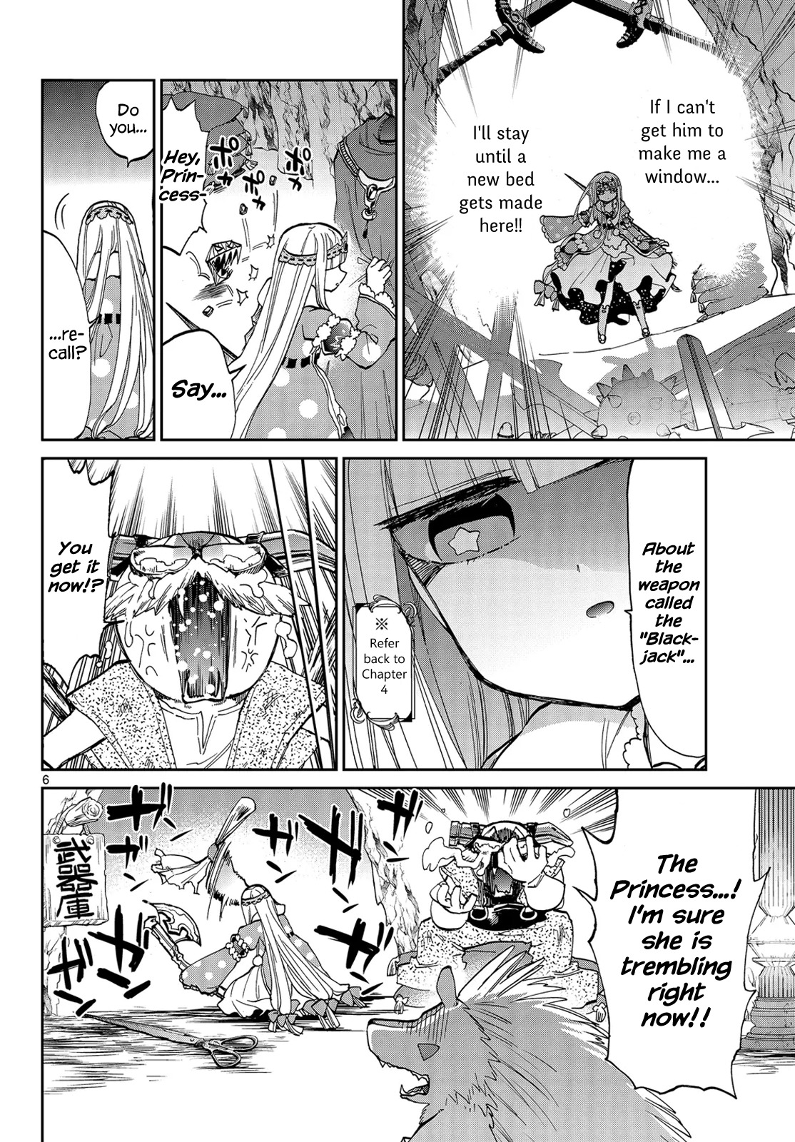Maou-jou de Oyasumi Chapter 30 page 6 - Chapter 30: I Can Upgrade the Window!