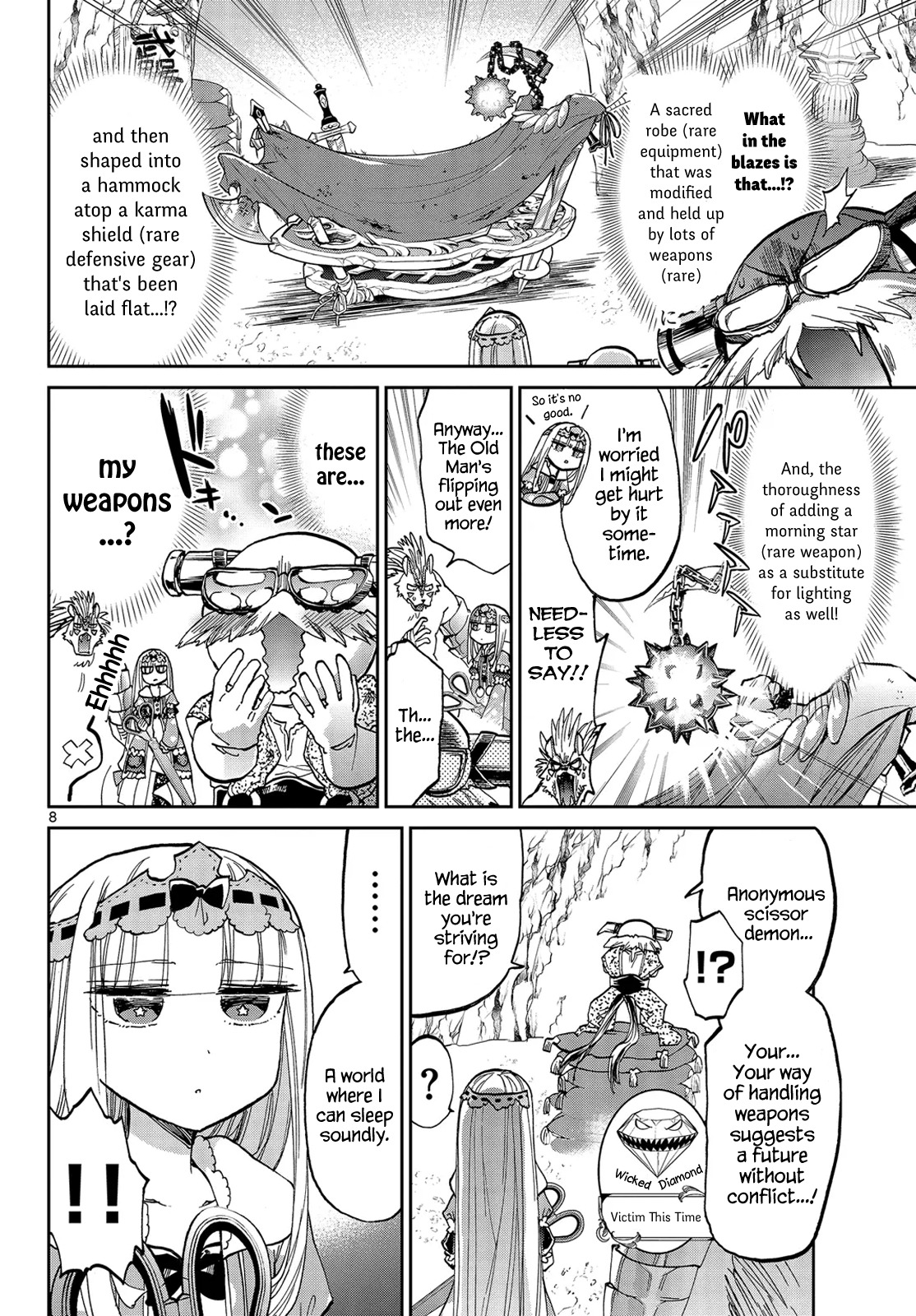 Maou-jou de Oyasumi Chapter 30 page 8 - Chapter 30: I Can Upgrade the Window!