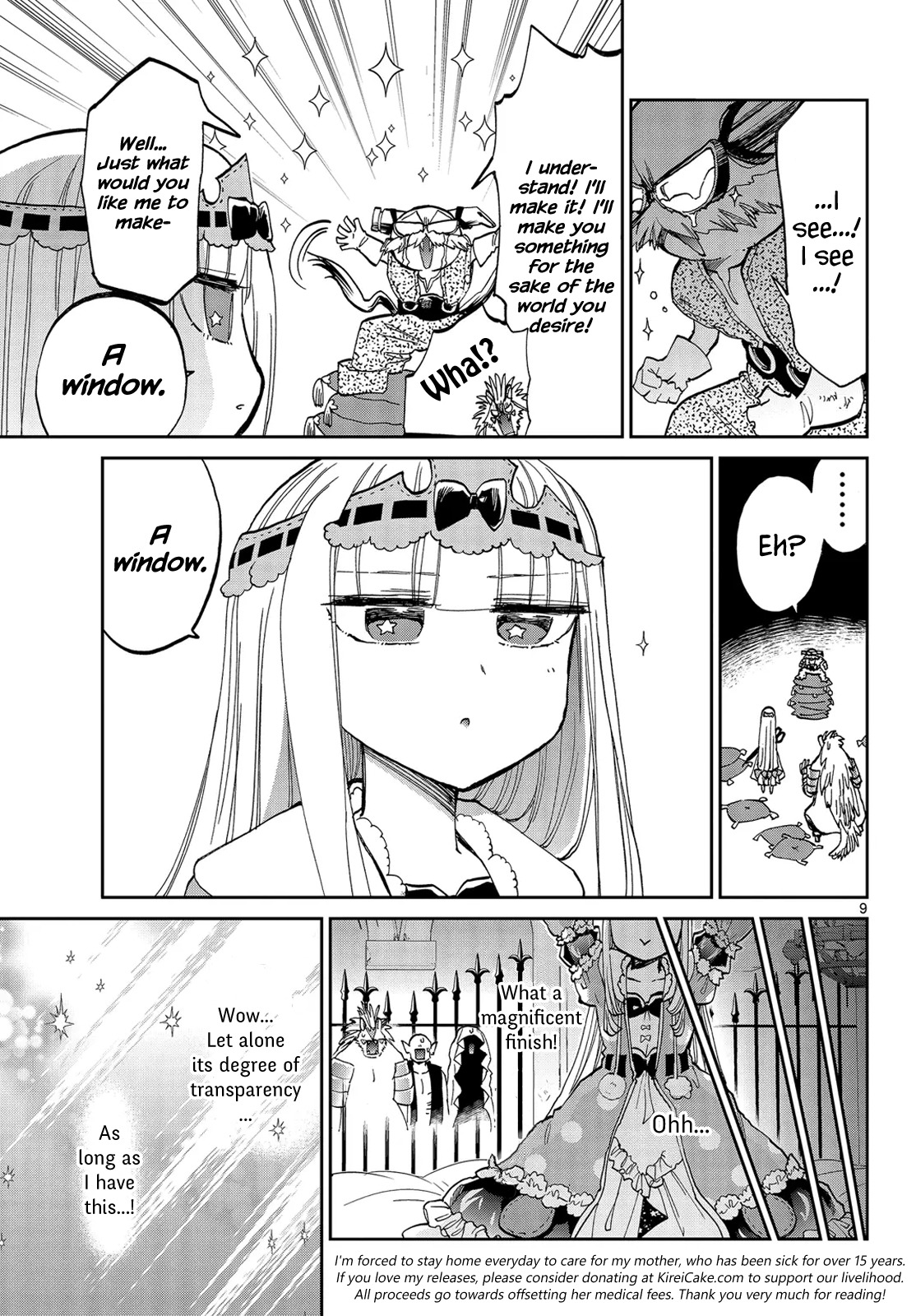 Maou-jou de Oyasumi Chapter 30 page 9 - Chapter 30: I Can Upgrade the Window!