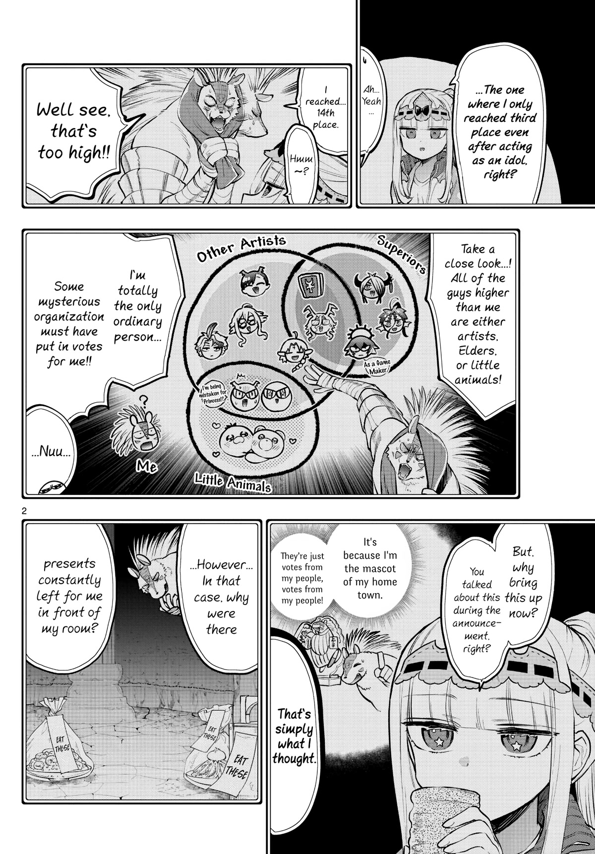 Maou-jou de Oyasumi Chapter 301 page 2 - Chapter 301: Springy Body Case File
