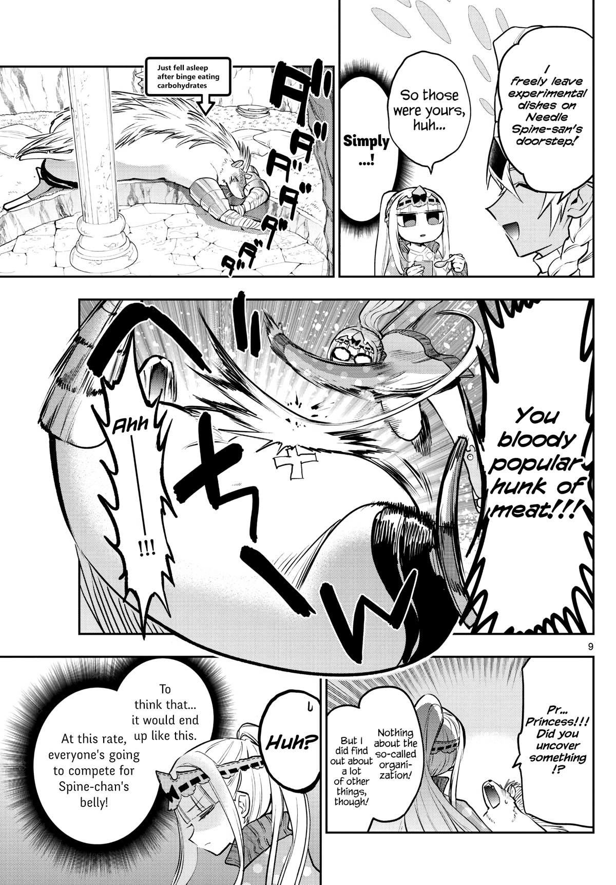 Maou-jou de Oyasumi Chapter 301 page 9 - Chapter 301: Springy Body Case File
