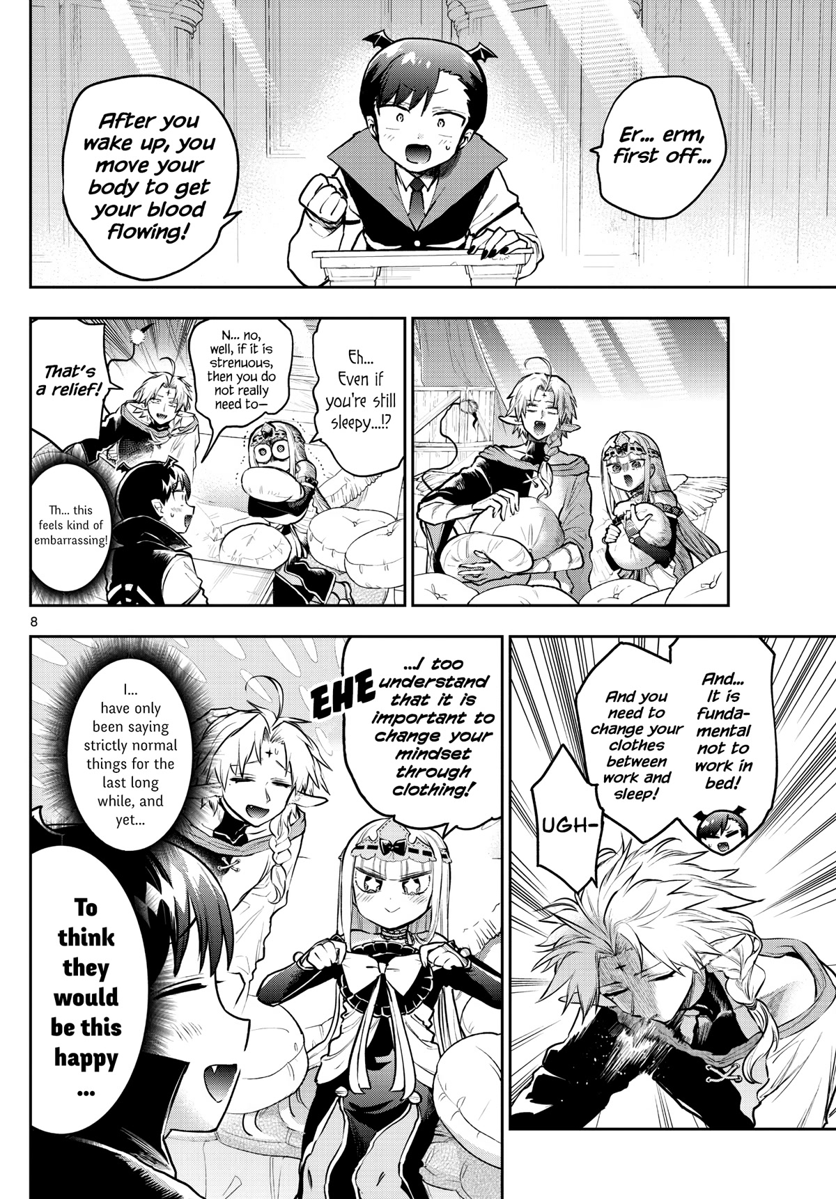 Maou-jou de Oyasumi Chapter 302 page 8 - Chapter 302: Demon King Castle's "Normal"