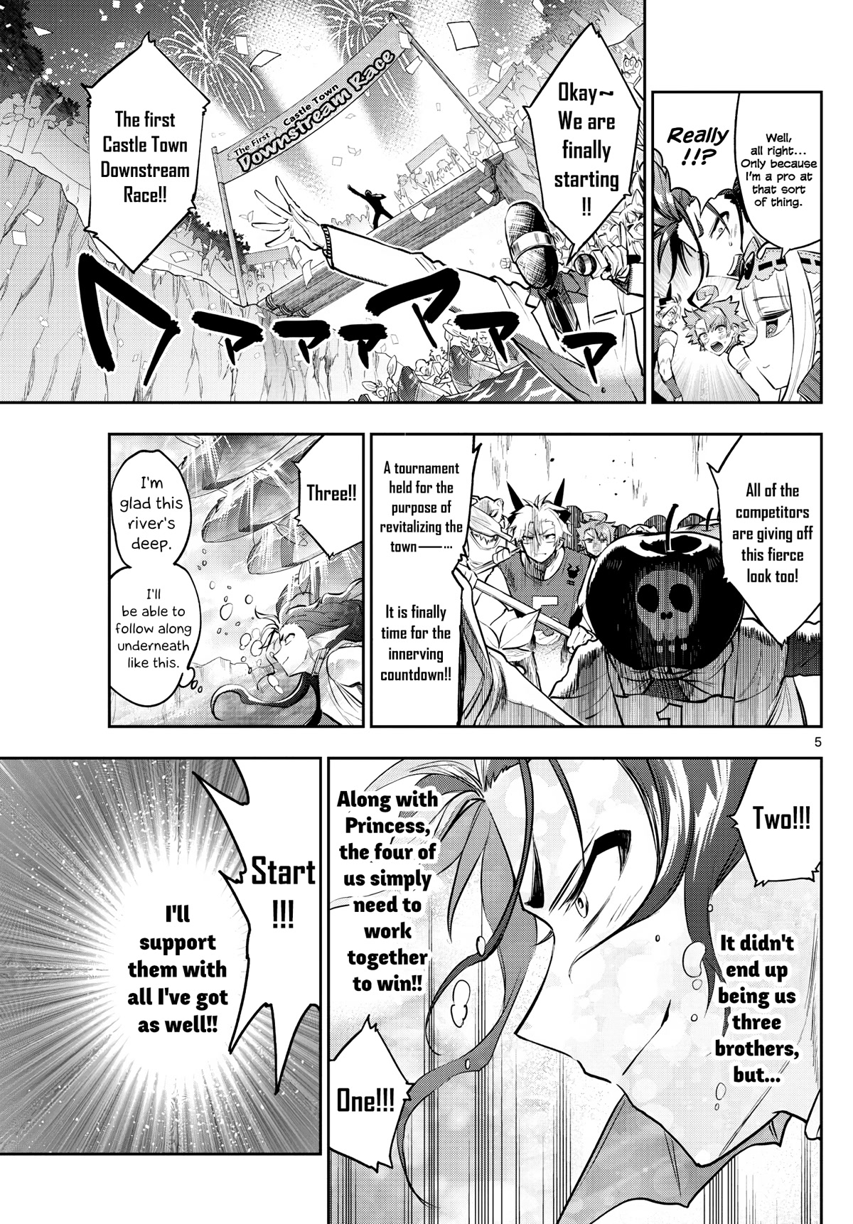 Maou-jou de Oyasumi Chapter 303 page 5 - Chapter 303: God • God • God • Monster