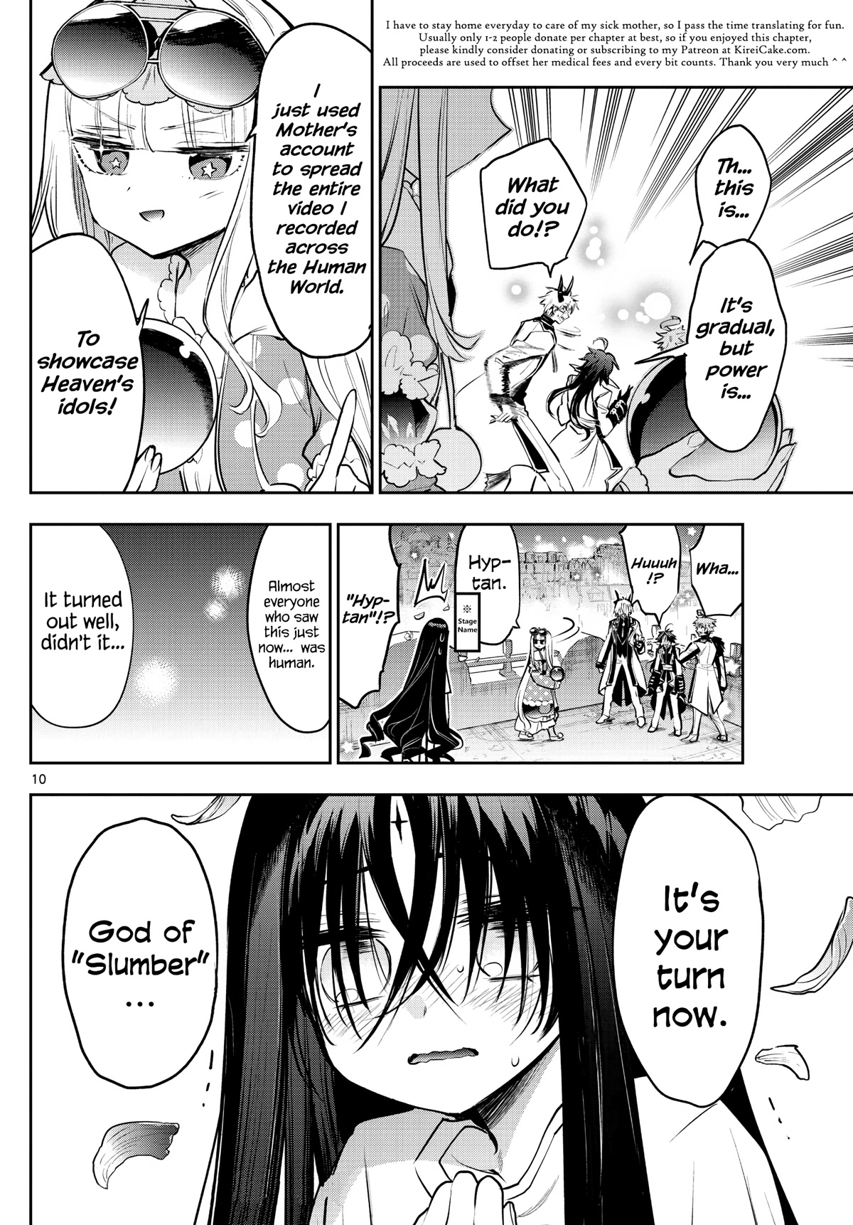 Maou-jou de Oyasumi Chapter 306 page 10 - Chapter 306: We Have Circumstances, Idols!