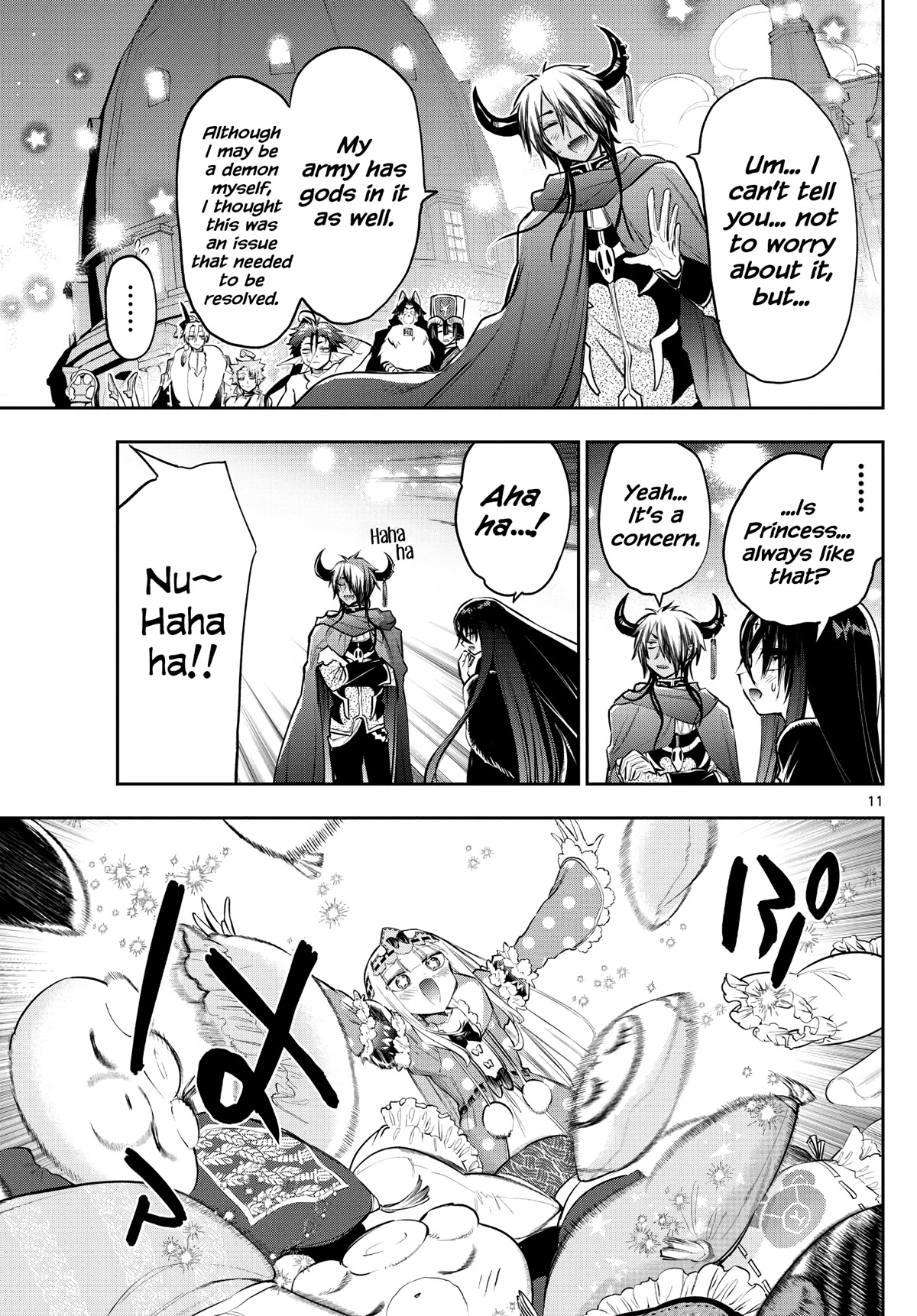 Maou-jou de Oyasumi Chapter 307 page 11 - Chapter 307: A Voice Suddenly Enveloped