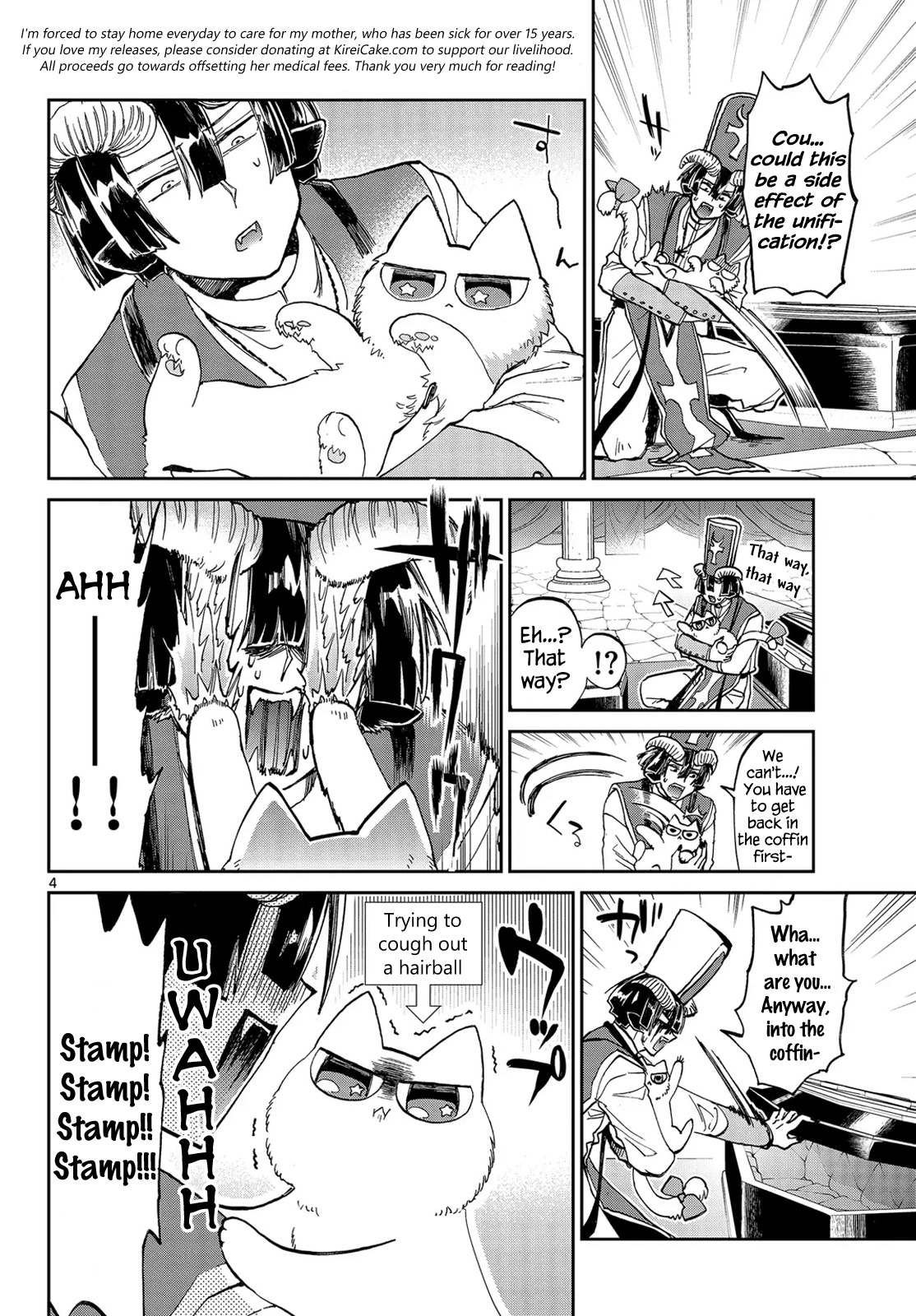 Maou-jou de Oyasumi Chapter 31 page 4 - Chapter 31: Although I got merged with a cat, isn't that okay...?