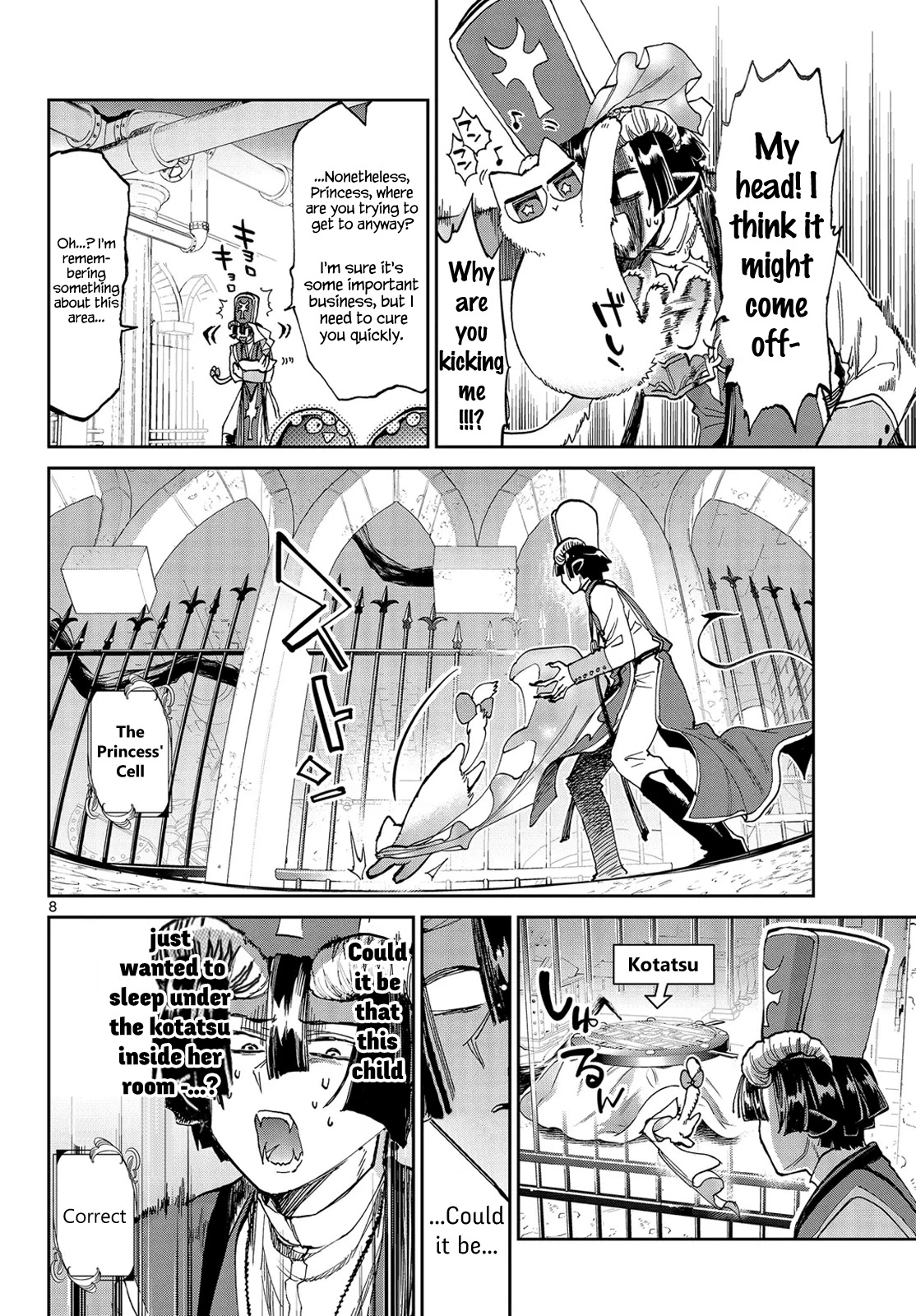 Maou-jou de Oyasumi Chapter 31 page 8 - Chapter 31: Although I got merged with a cat, isn't that okay...?
