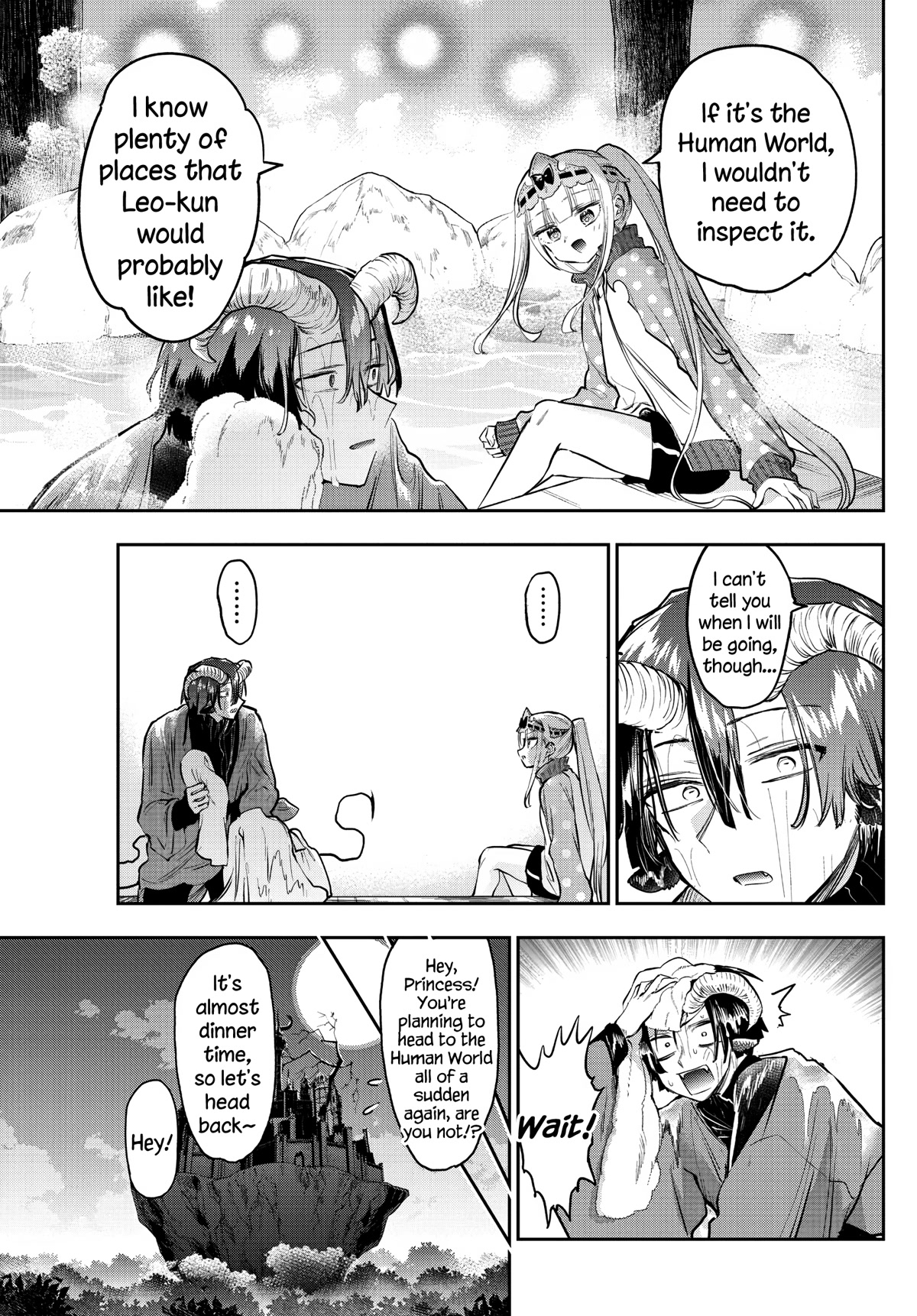 Maou-jou de Oyasumi Chapter 310 page 9 - Chapter 310: You Should Invite First!