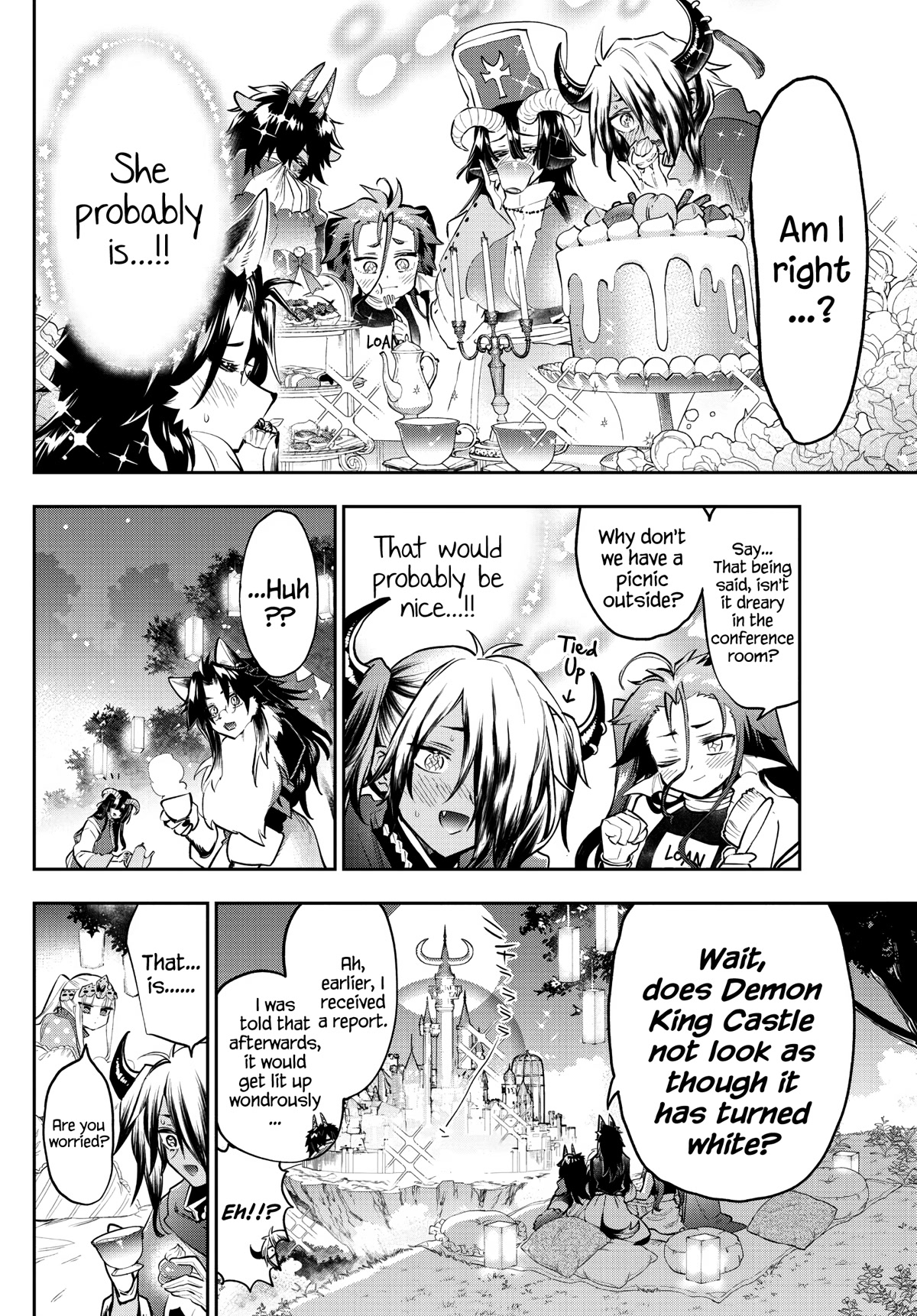 Maou-jou de Oyasumi Chapter 312 page 8 - Chapter 312: The "You Finally Tried It?" Episode