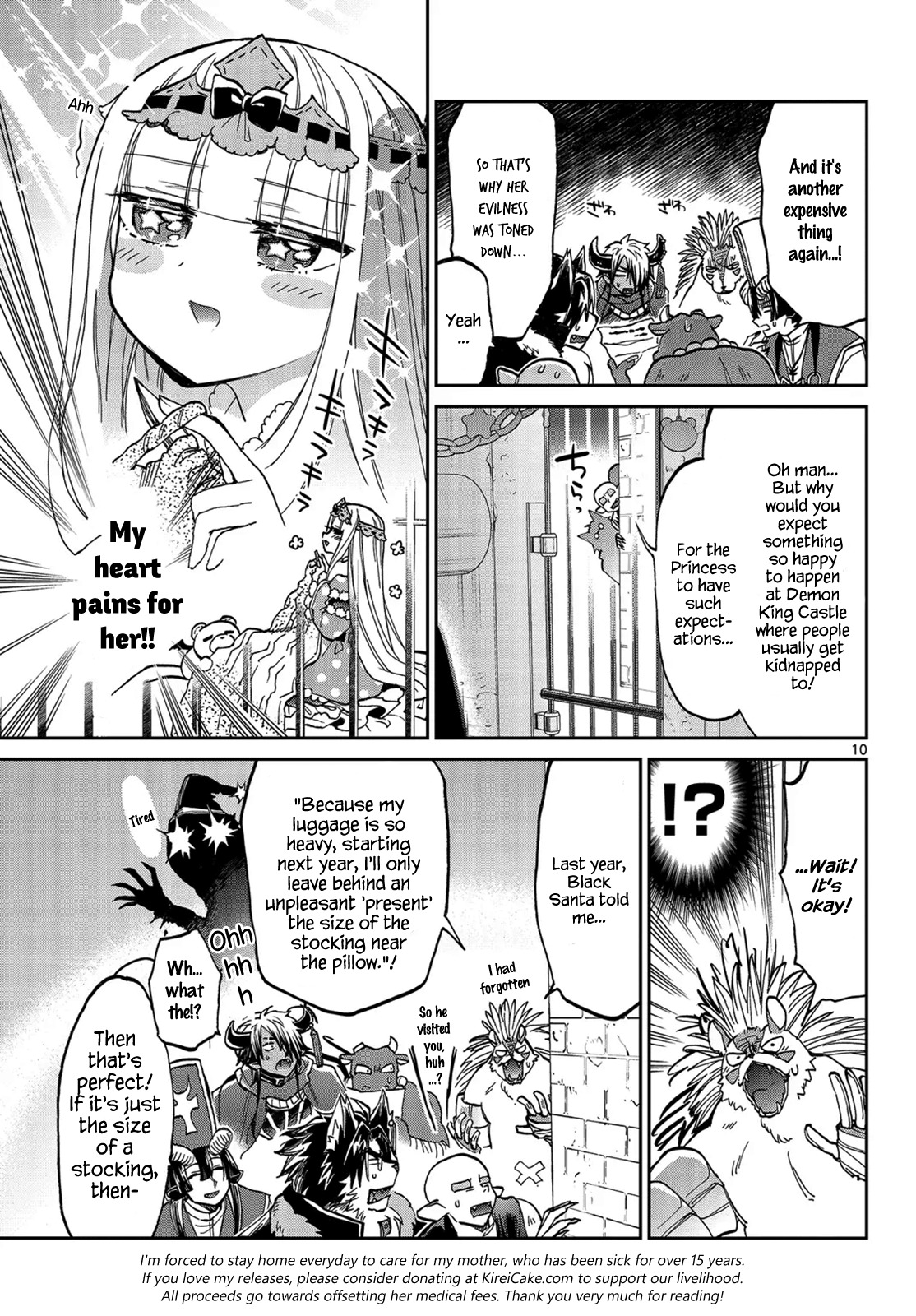 Maou-jou de Oyasumi Chapter 32 page 9 - Chapter 32: Because the Princess is a Naughty Girl