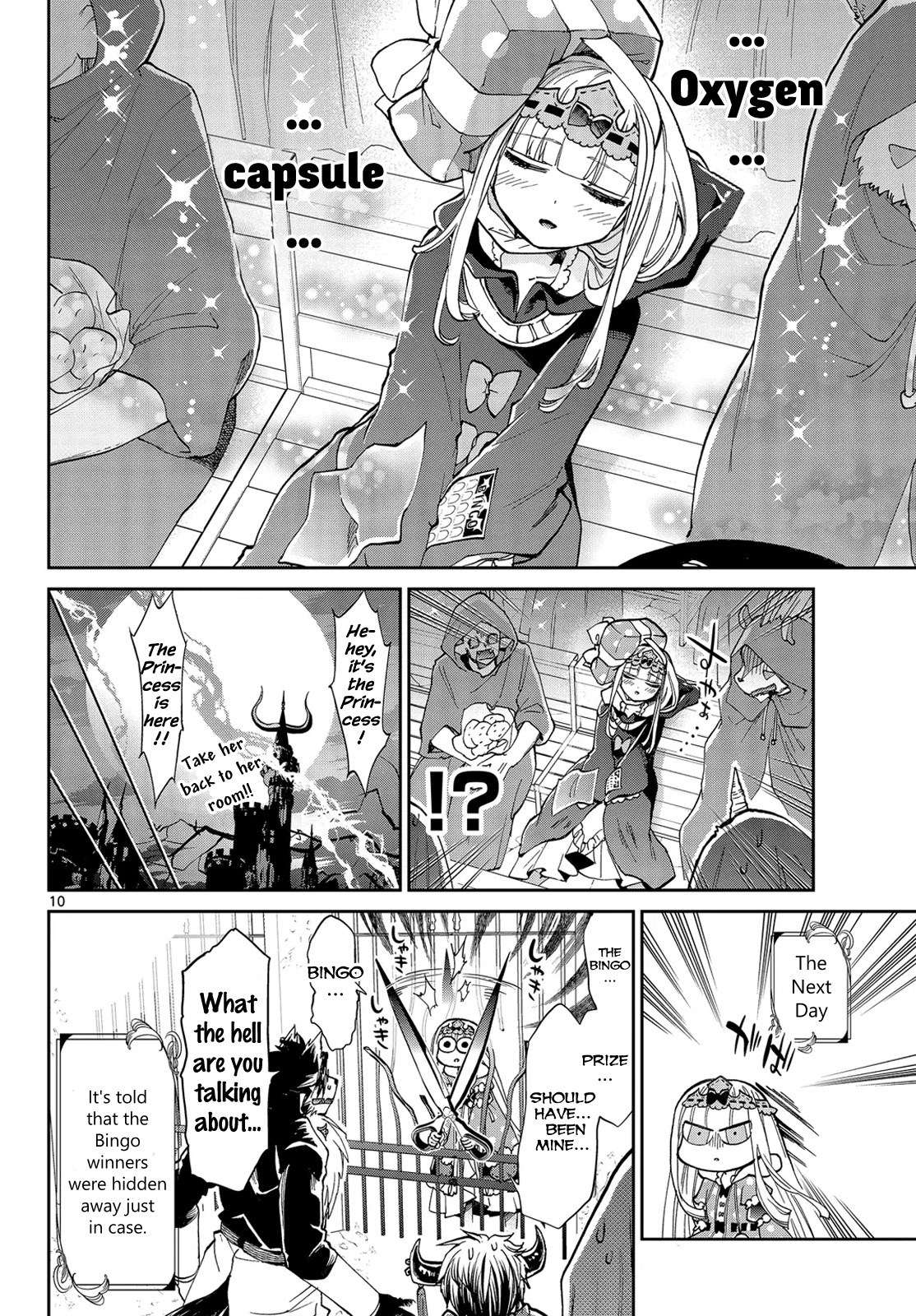 Maou-jou de Oyasumi Chapter 33 page 10 - Chapter 33: Stop Getting Serious in a Party Game!