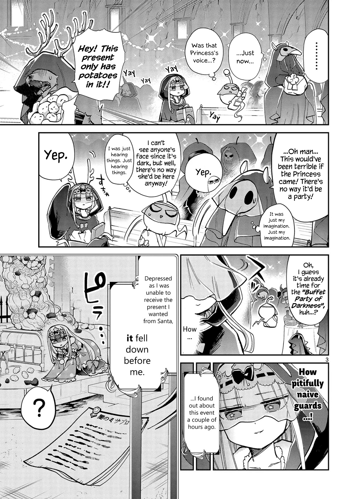 Maou-jou de Oyasumi Chapter 33 page 3 - Chapter 33: Stop Getting Serious in a Party Game!