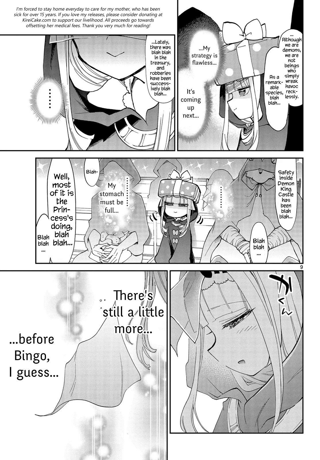 Maou-jou de Oyasumi Chapter 33 page 9 - Chapter 33: Stop Getting Serious in a Party Game!