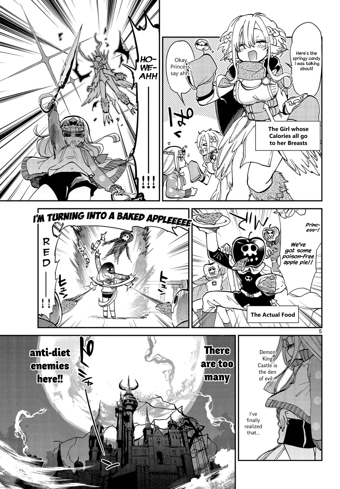 Maou-jou de Oyasumi Chapter 34 page 5 - Chapter 34: Springy ♡ Princess