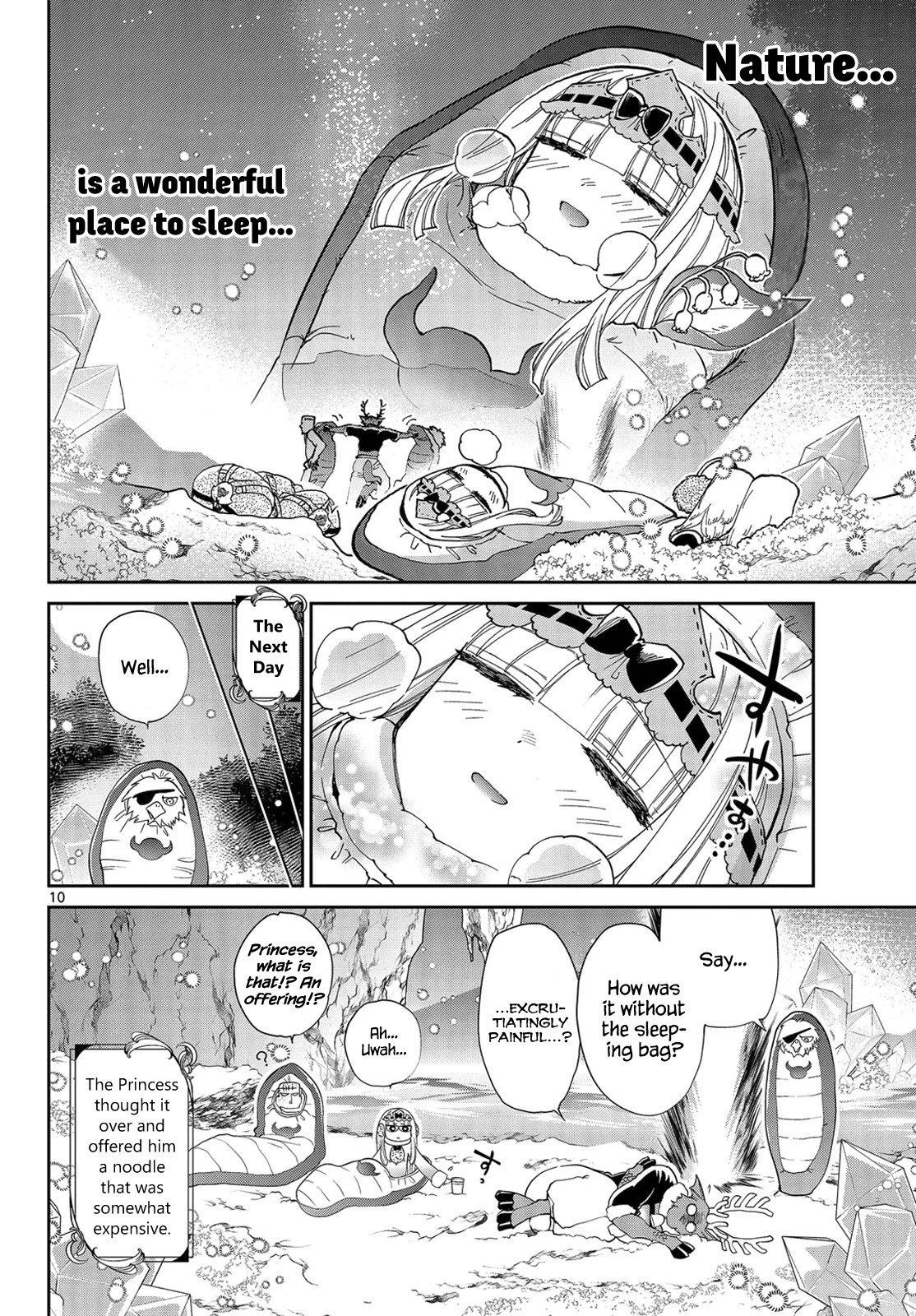 Maou-jou de Oyasumi Chapter 35 page 10 - Chapter 35: Sweet Dreams in the Outskirts of Demon King Castle