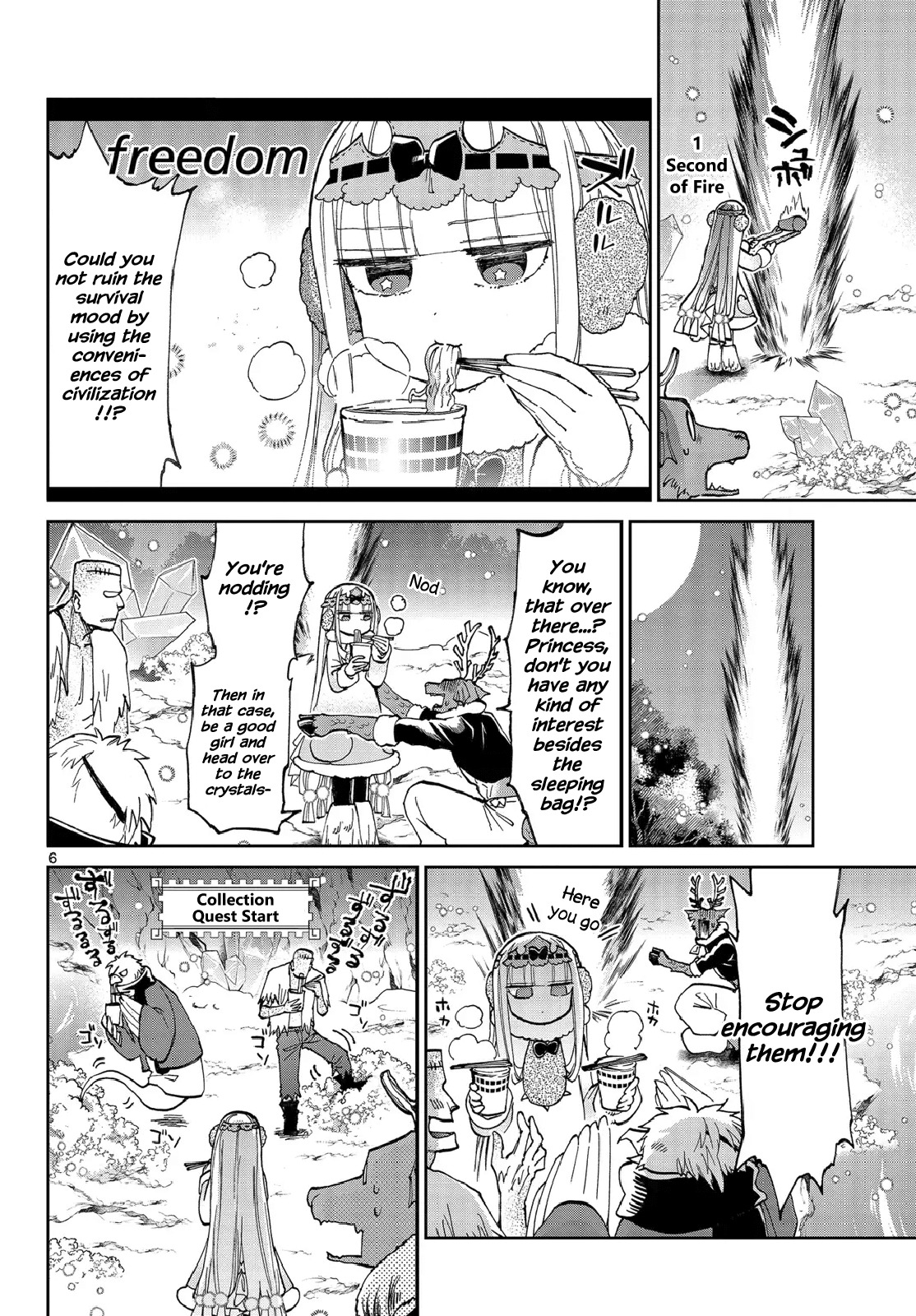 Maou-jou de Oyasumi Chapter 35 page 6 - Chapter 35: Sweet Dreams in the Outskirts of Demon King Castle