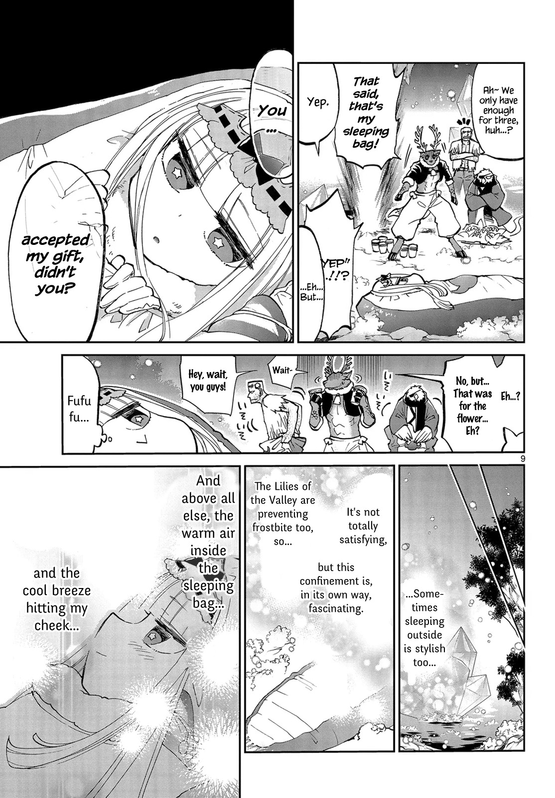 Maou-jou de Oyasumi Chapter 35 page 9 - Chapter 35: Sweet Dreams in the Outskirts of Demon King Castle