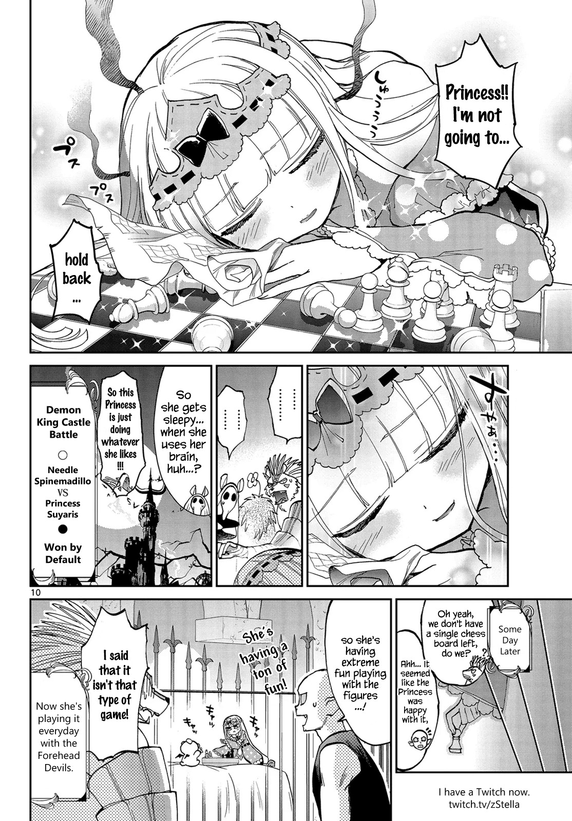 Maou-jou de Oyasumi Chapter 36 page 10 - Chapter 36: God's Move in Dream