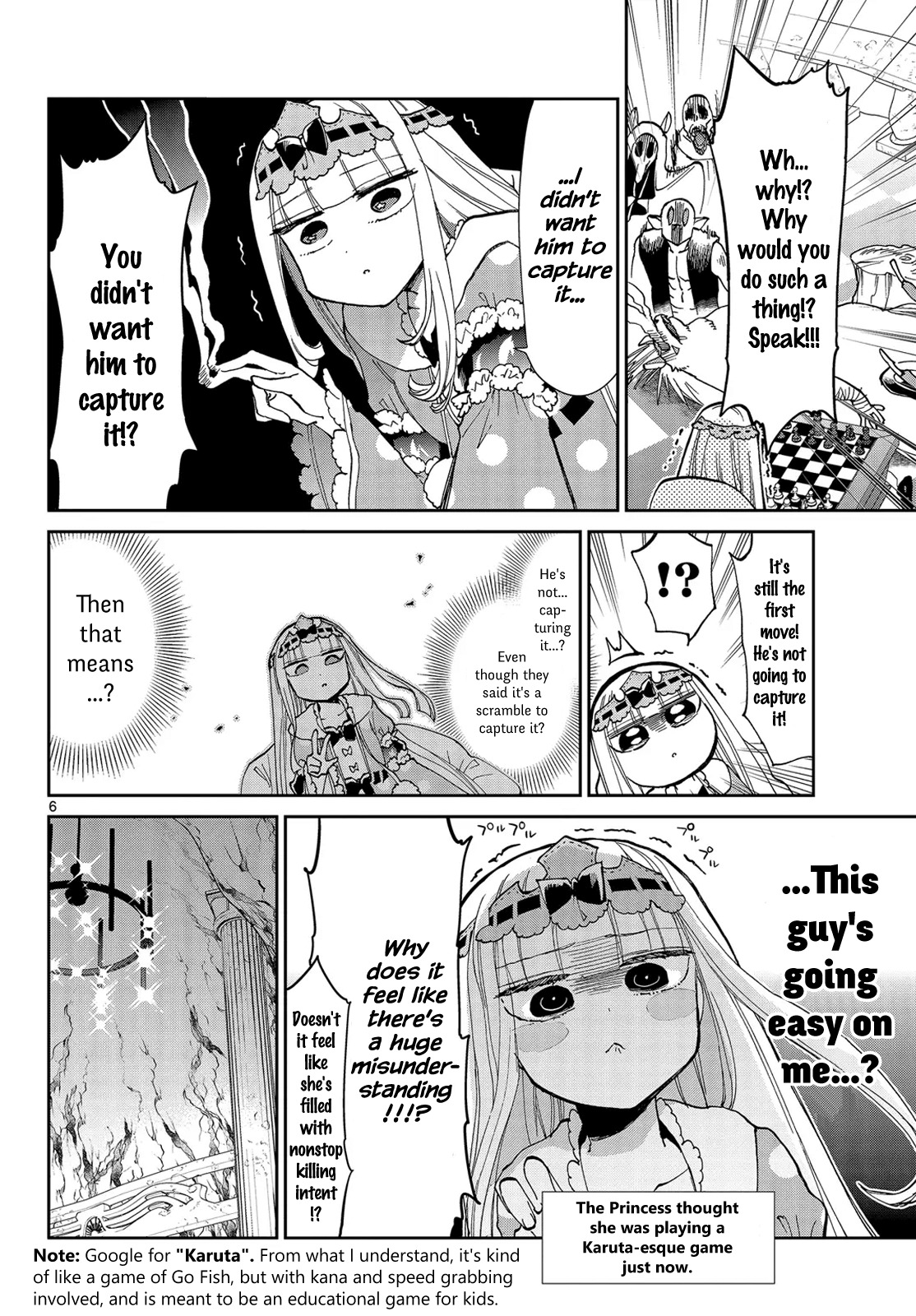 Maou-jou de Oyasumi Chapter 36 page 6 - Chapter 36: God's Move in Dream