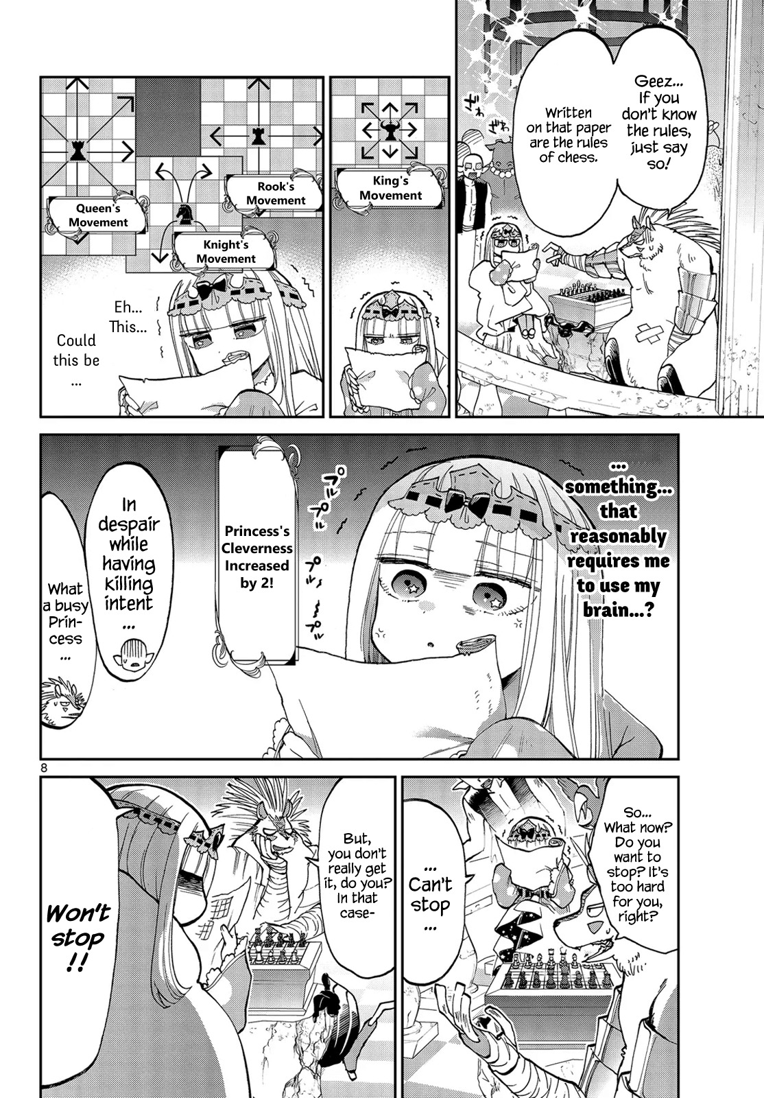 Maou-jou de Oyasumi Chapter 36 page 8 - Chapter 36: God's Move in Dream