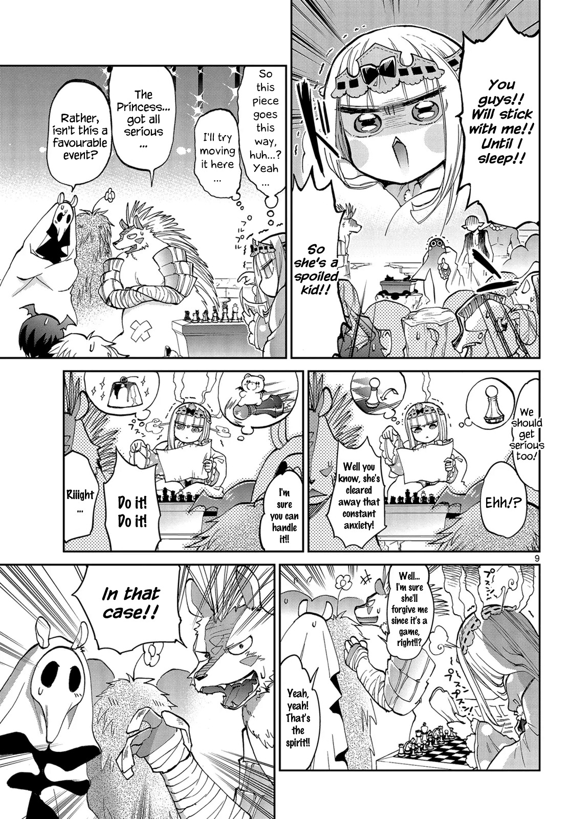 Maou-jou de Oyasumi Chapter 36 page 9 - Chapter 36: God's Move in Dream