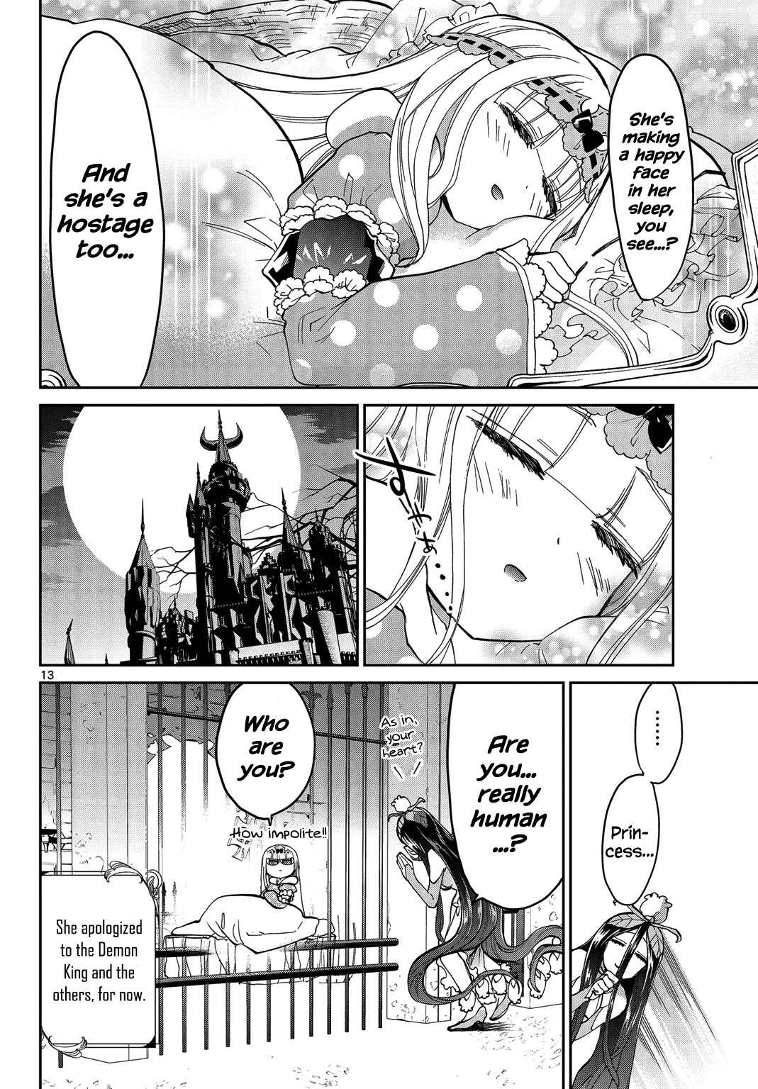 Maou-jou de Oyasumi Chapter 37 page 12 - Chapter 37: A Perfectly Happy Prisoner