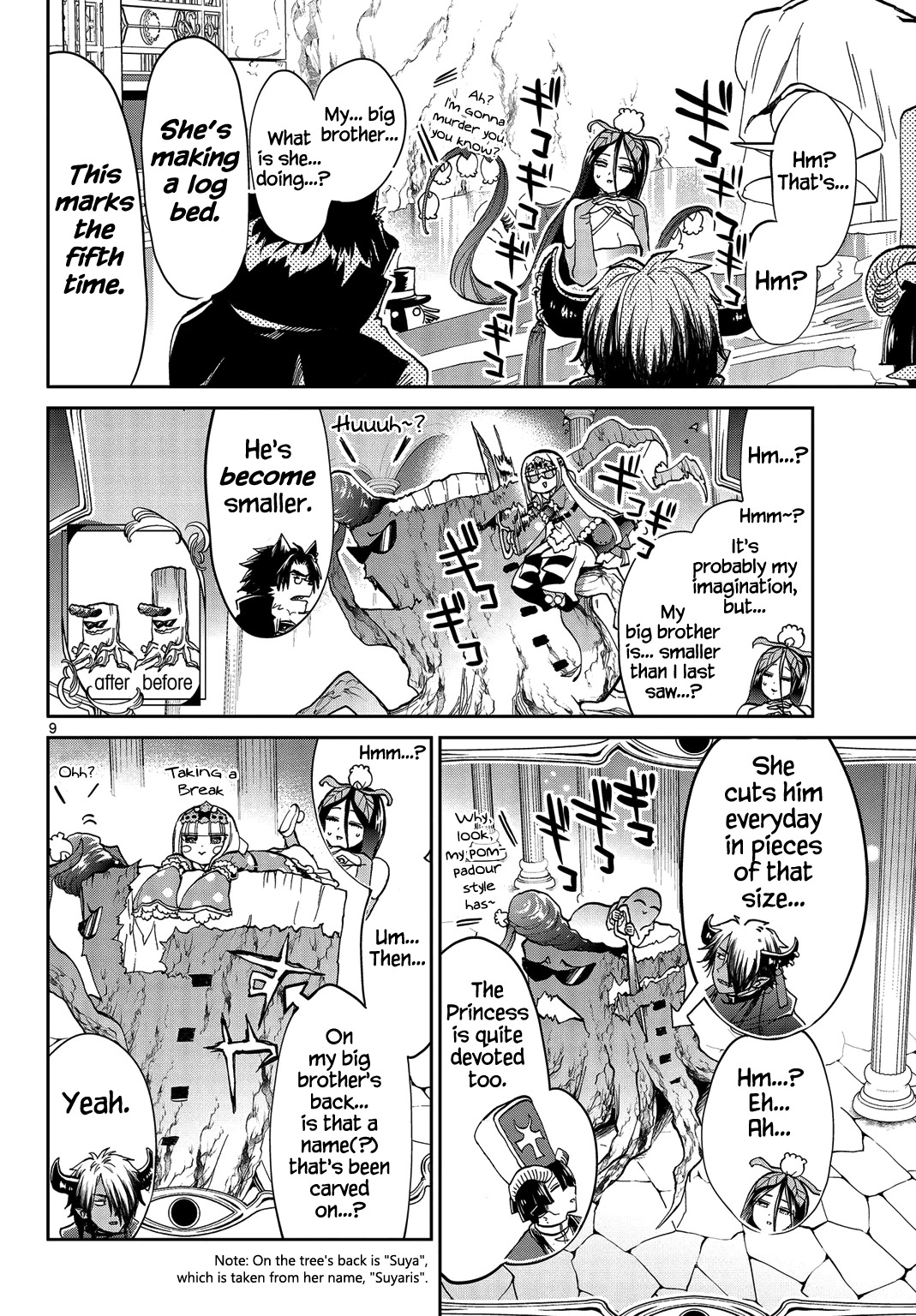 Maou-jou de Oyasumi Chapter 37 page 8 - Chapter 37: A Perfectly Happy Prisoner