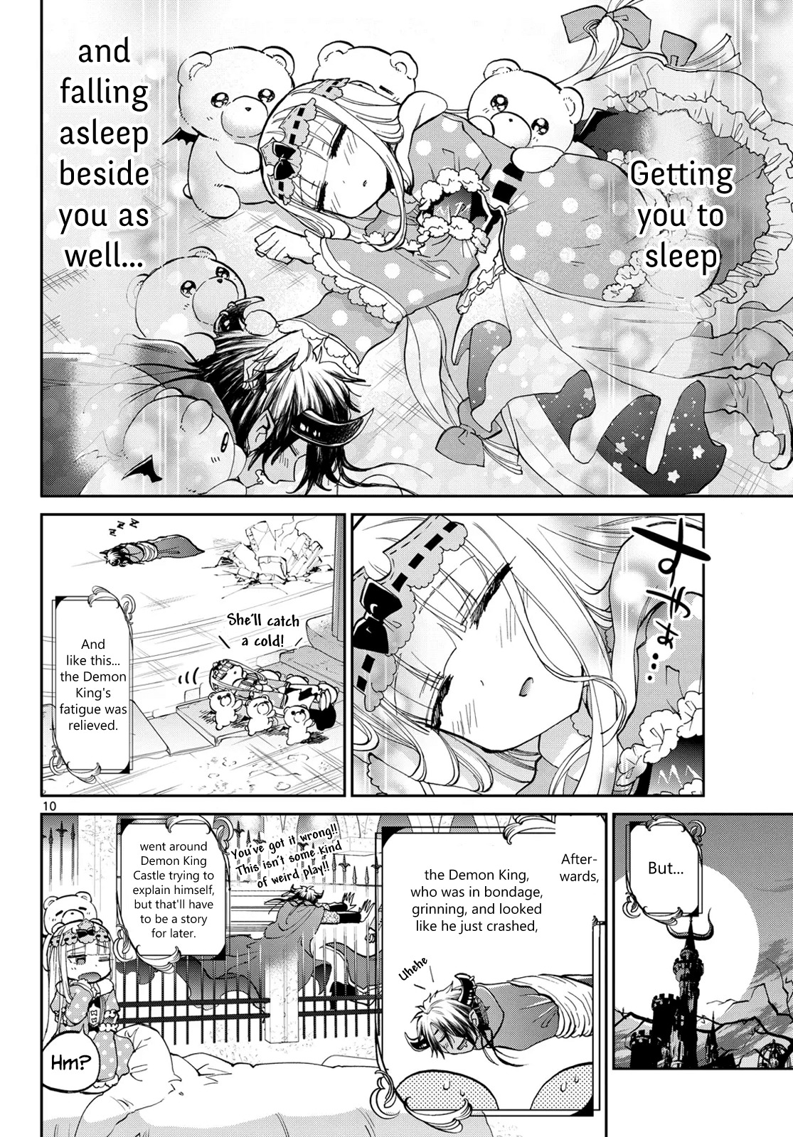 Maou-jou de Oyasumi Chapter 38 page 10 - Chapter 38: Demon King-sama's Sleep or Die