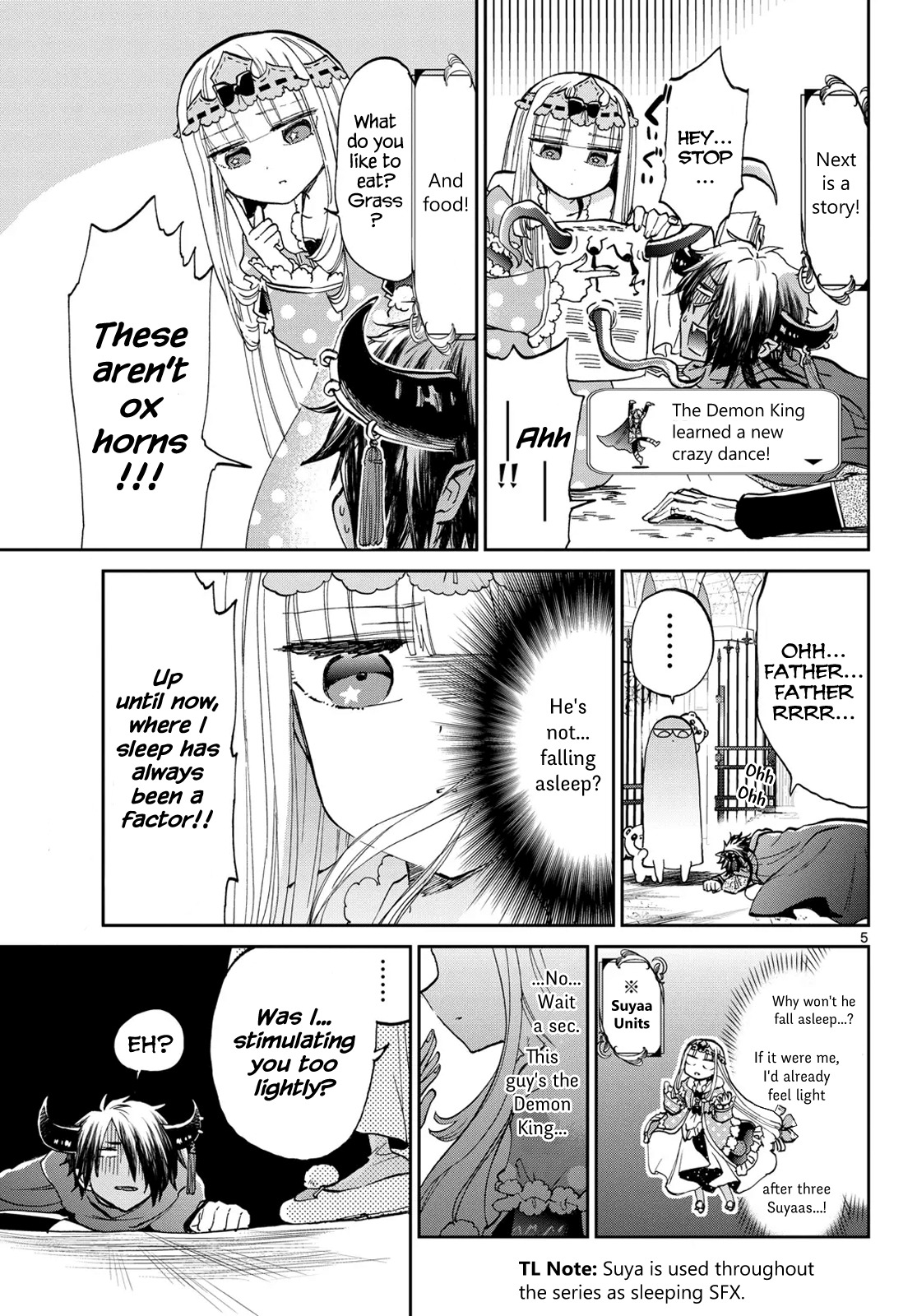 Maou-jou de Oyasumi Chapter 38 page 5 - Chapter 38: Demon King-sama's Sleep or Die