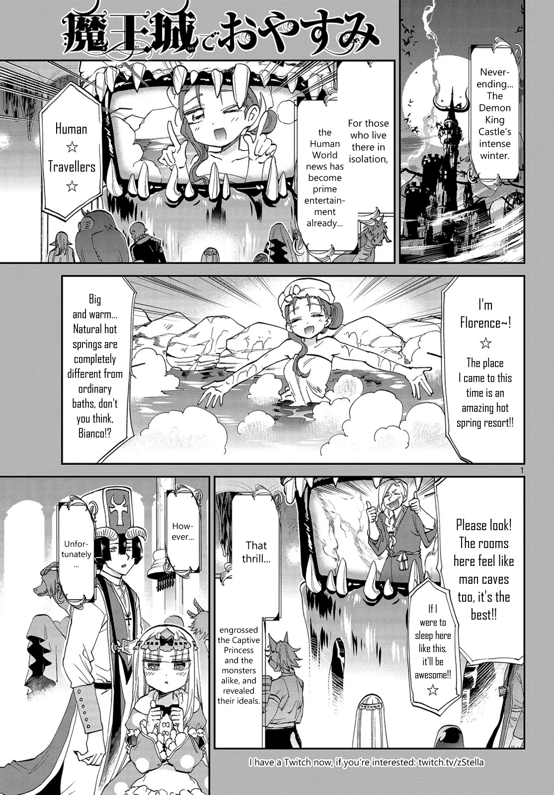 Maou-jou de Oyasumi Chapter 39 page 1 - Chapter 39: Keeping Secrets Isn't Good!