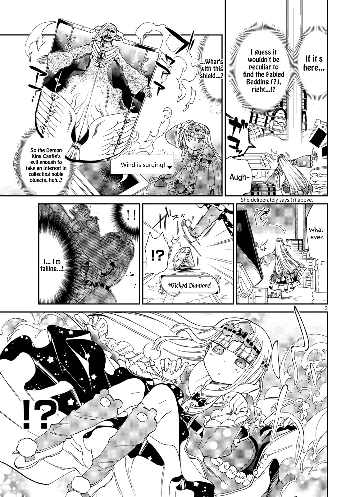 Maou-jou de Oyasumi Chapter 4 page 3 - Chapter 4: Sleeping with the Wind Shield... and Nothing Else